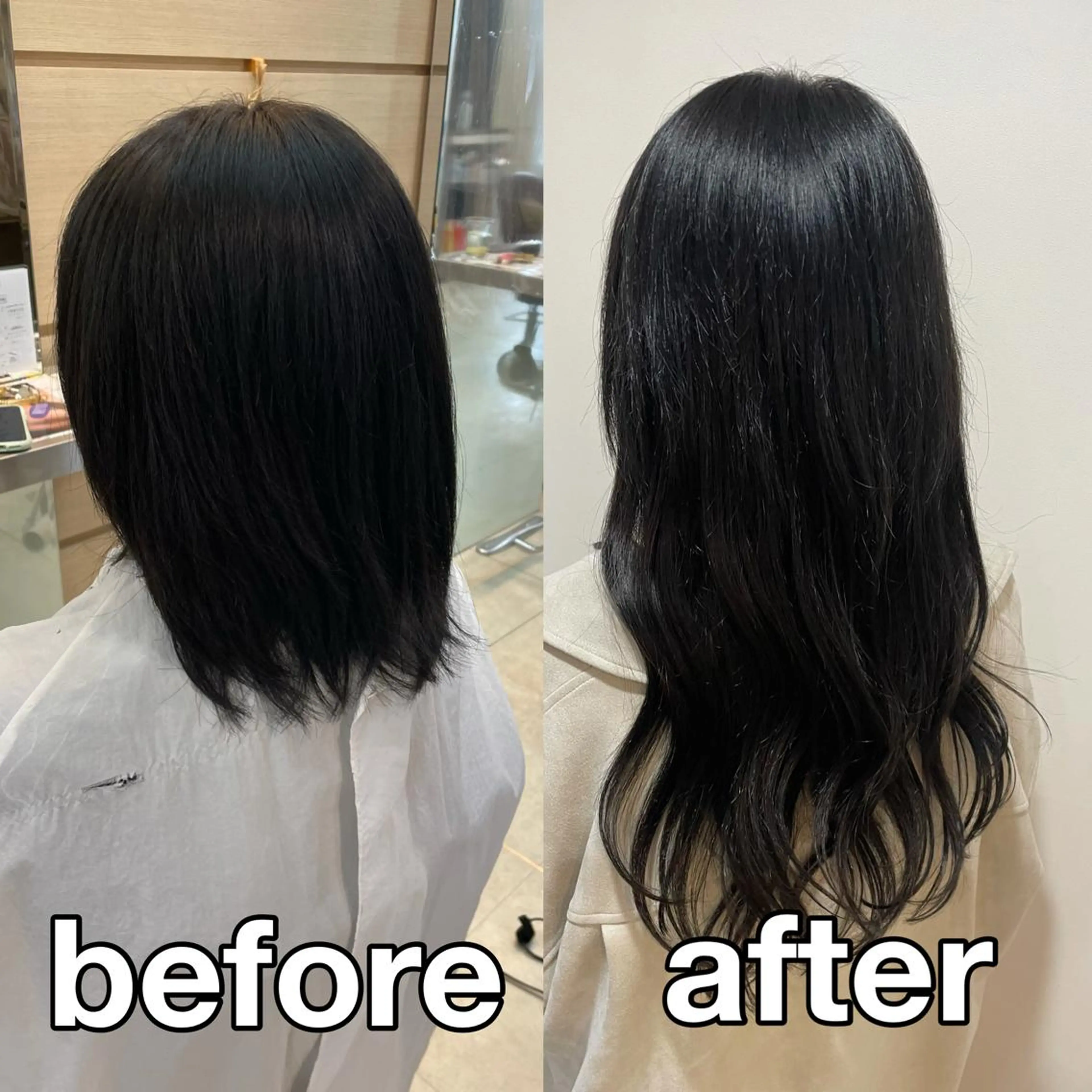 当日予約の方はこちら💓長さ出しシールエクステ(60本​〜​)🌈ブラック​〜​ブラウンのみ🐻の写真