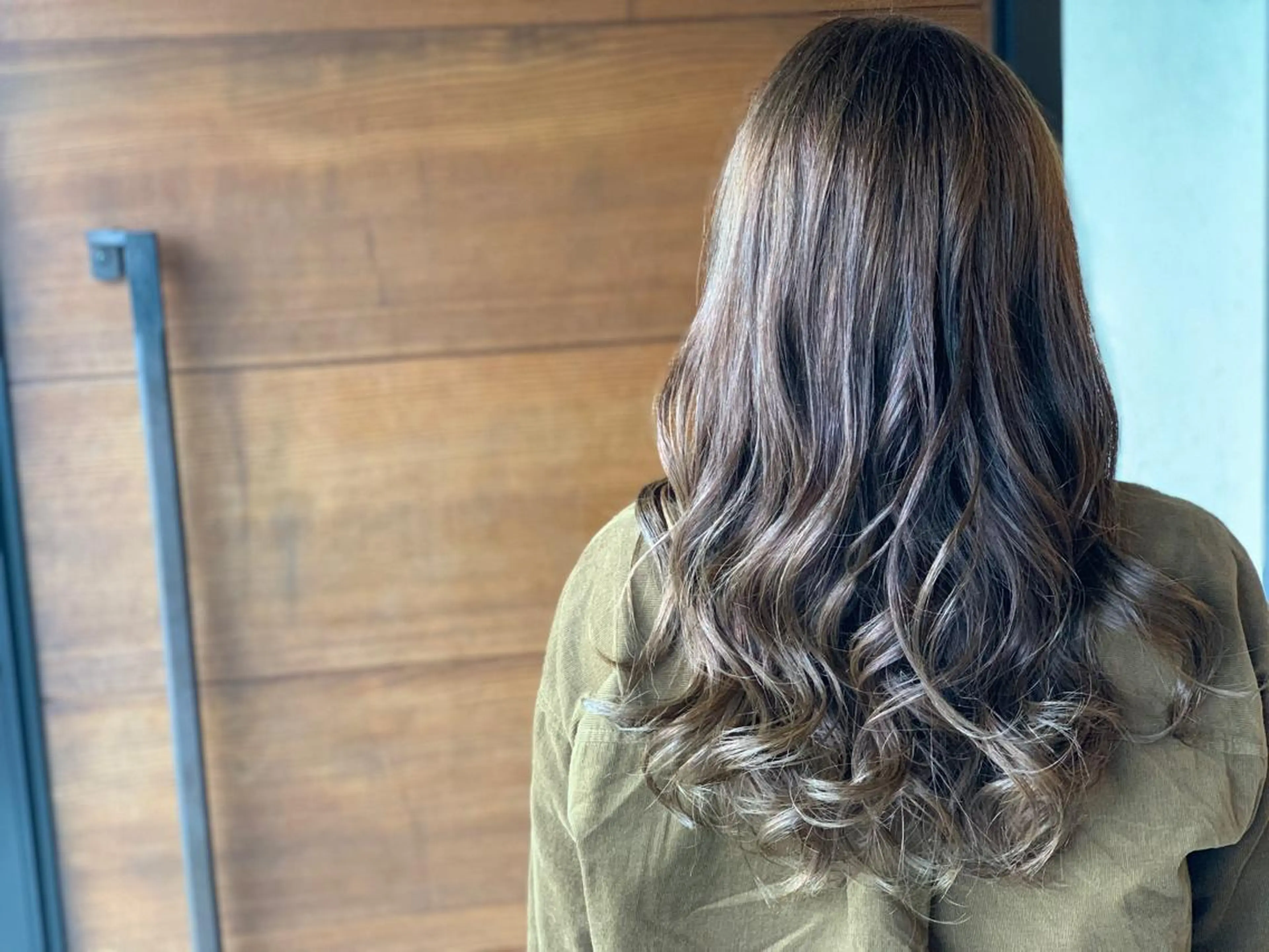 ロング カラー ヘアカラー トリートメント IORI #韓国ヘア#髪質改善のヘアスタイル