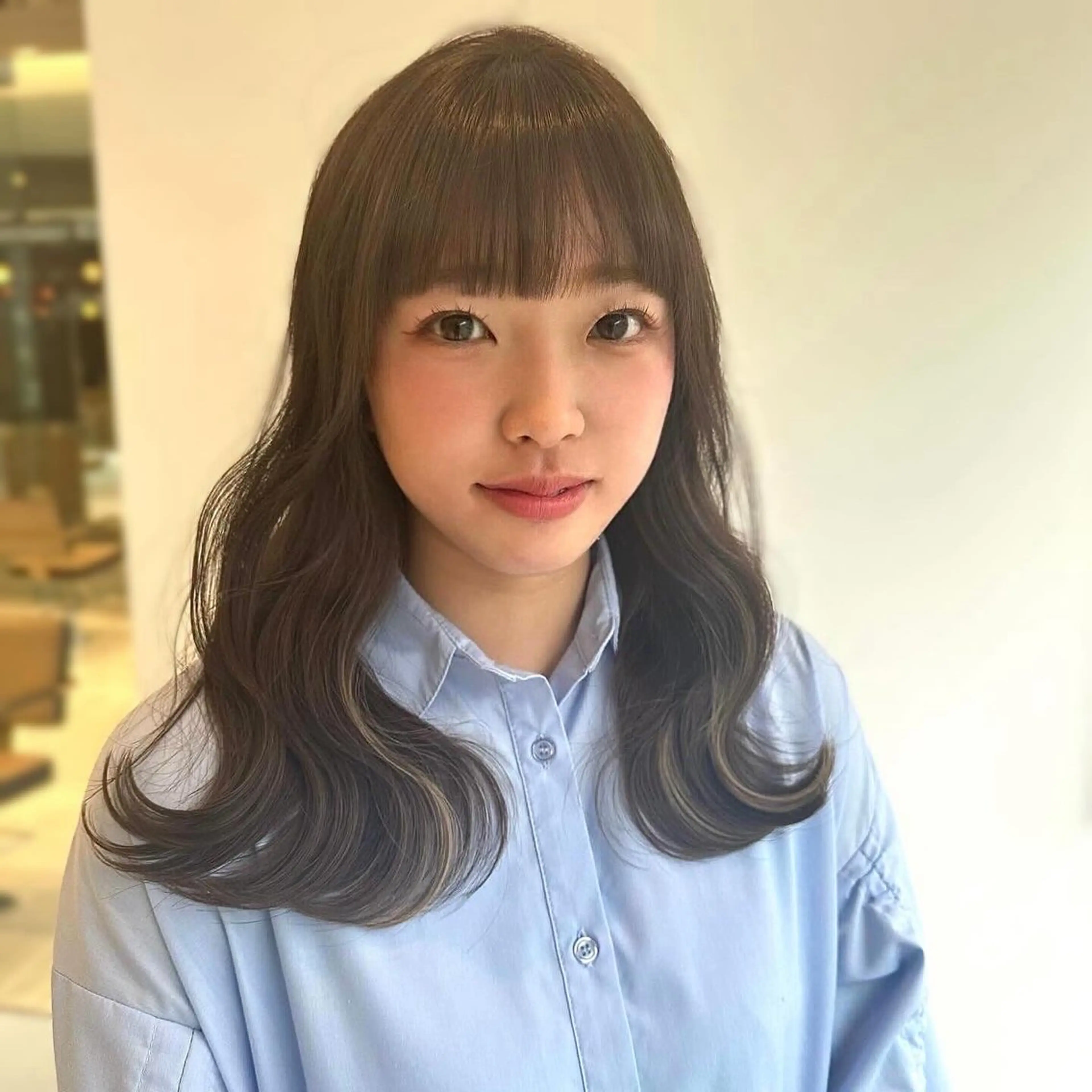 ミディアム カラー ブラウンカラー 透明感カラー グレージュ エスポワール所属・YUSHI HORIUCHIのヘアスタイル