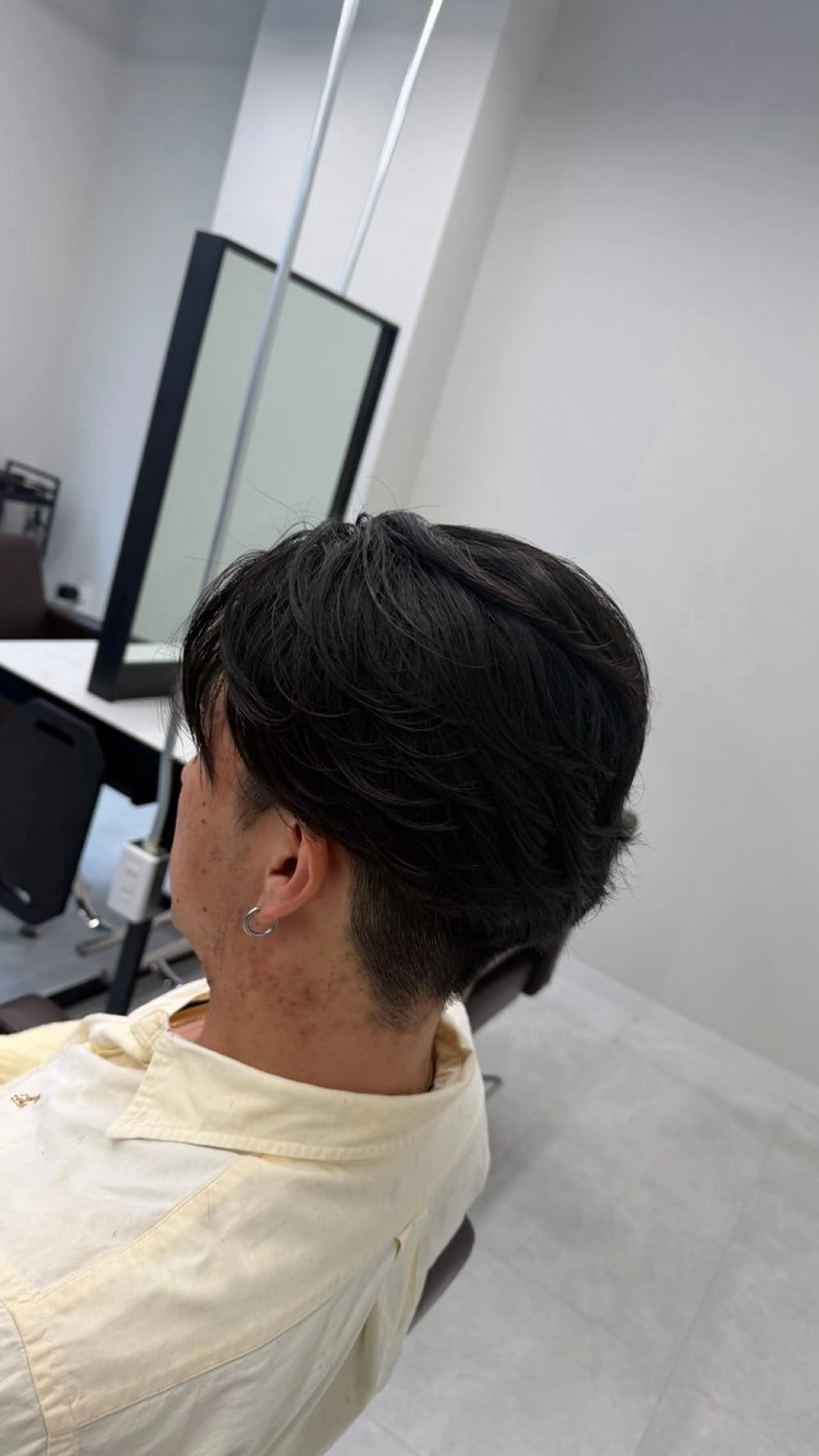 パーマ ヘアアレンジ メンズ カット パーマ ウルフ/毛流れ/ アイロン風/AOTOのヘアスタイル