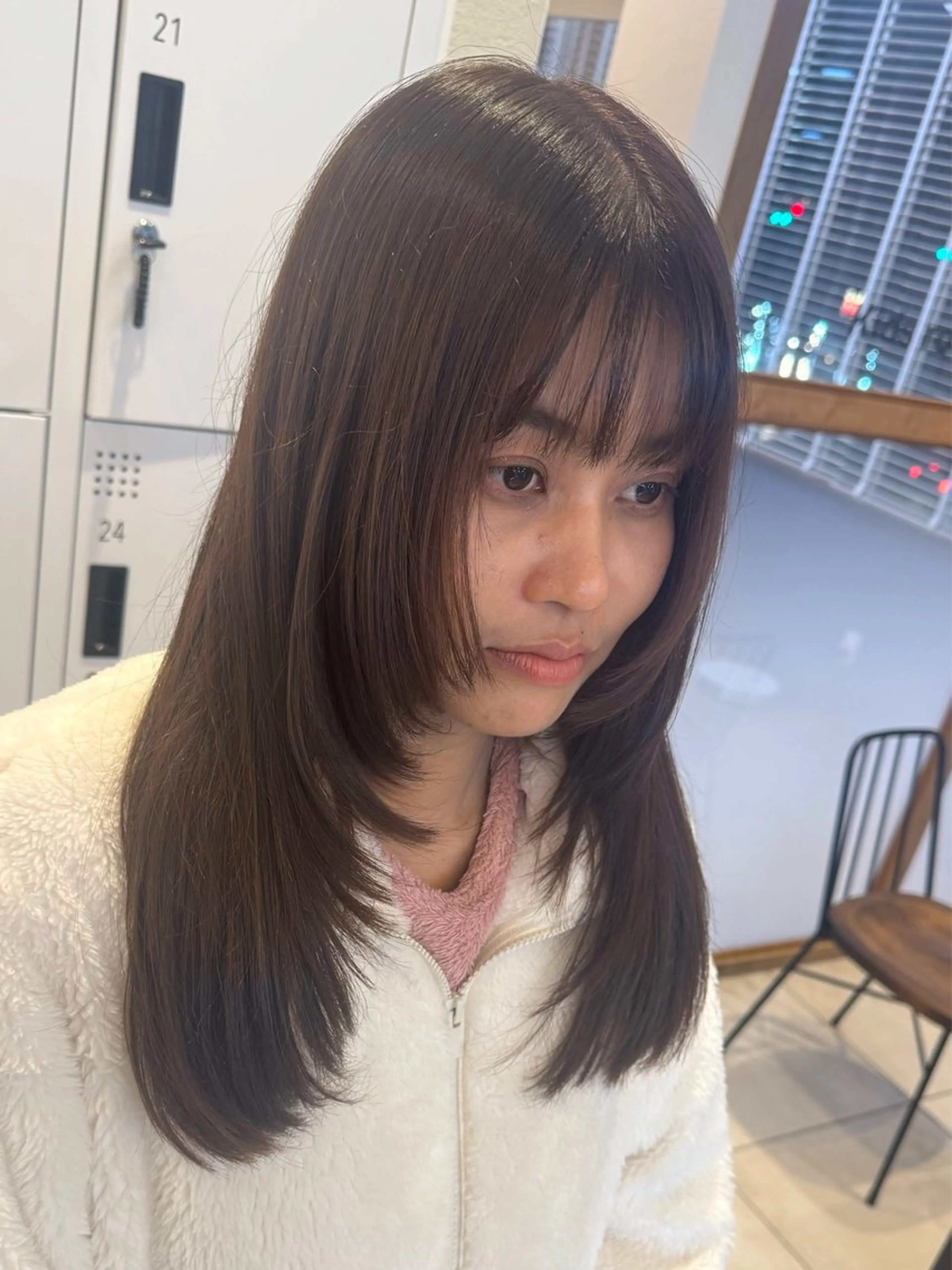 ロング カラー レイヤーカット シャギー グランデュール焼津 SEIRYU🐉のヘアスタイル