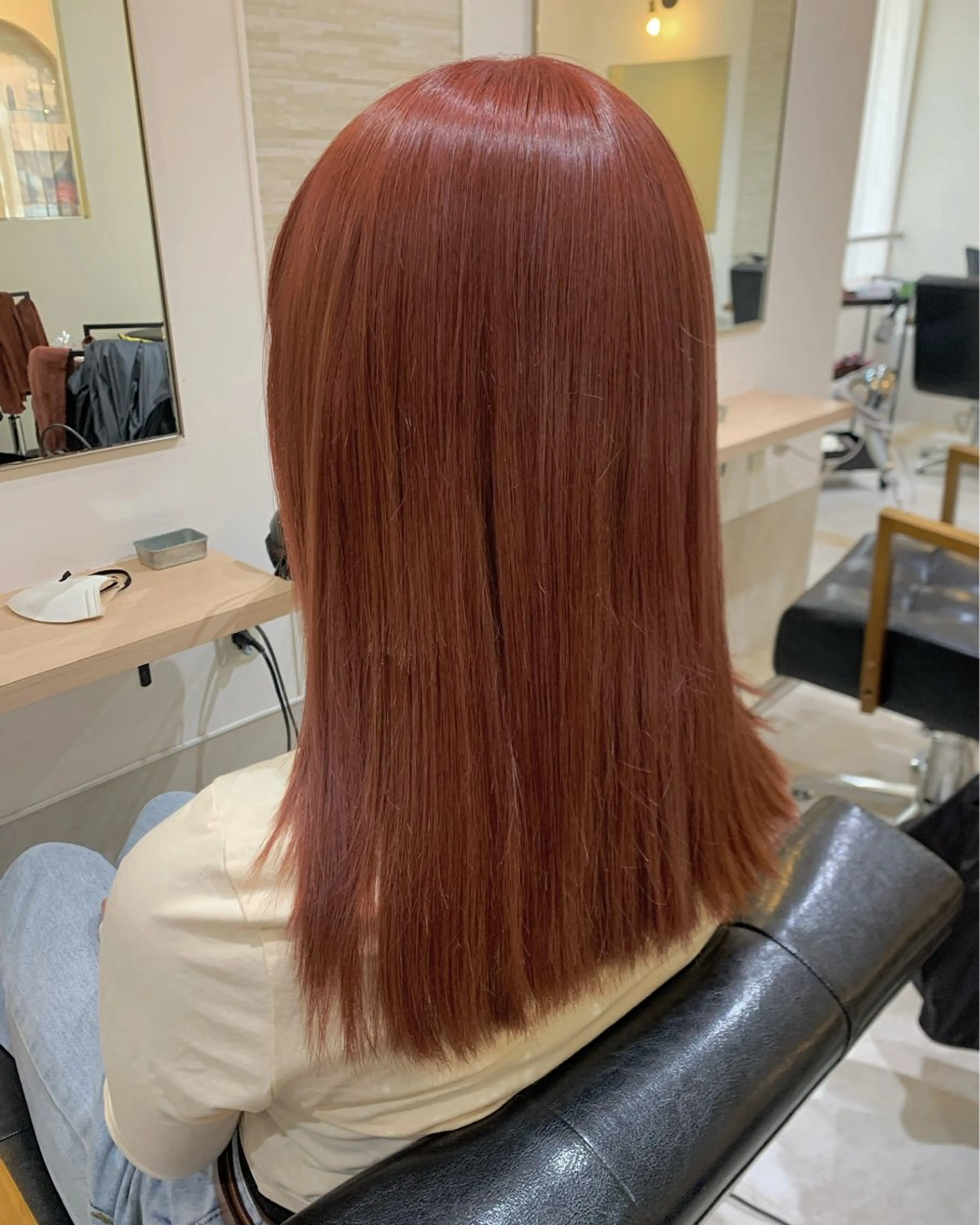 セミロング カット ヘアカラー トリートメント 「隠れ家サロン」 Salon de Chloe所属・倉敷サロンドクロエ ꕀ井上恋夢ꕀのヘアスタイル