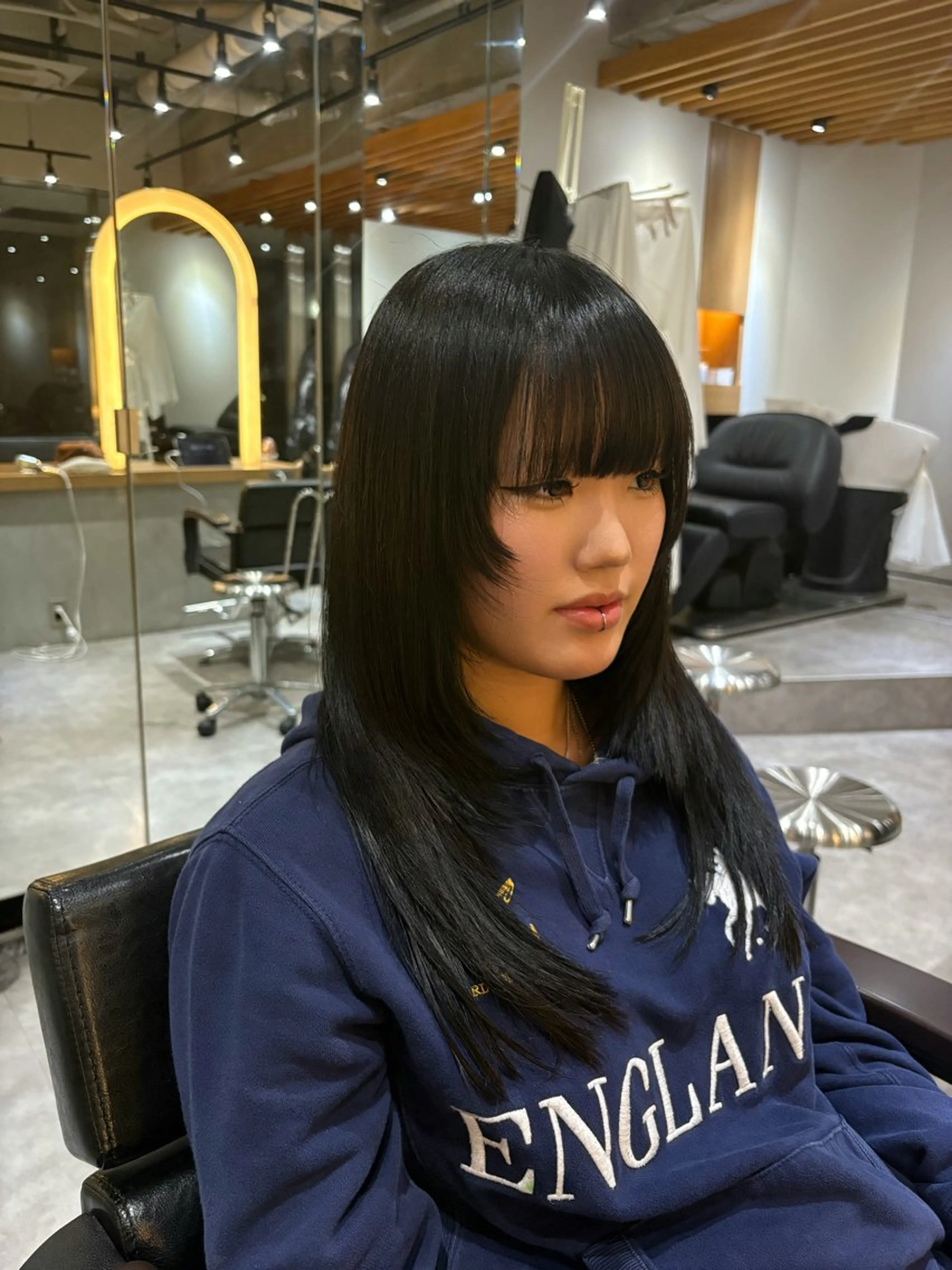 ロング ハッシュカット 🌿レイヤー/暖色/ 艶カラー/Rukiのヘアスタイル