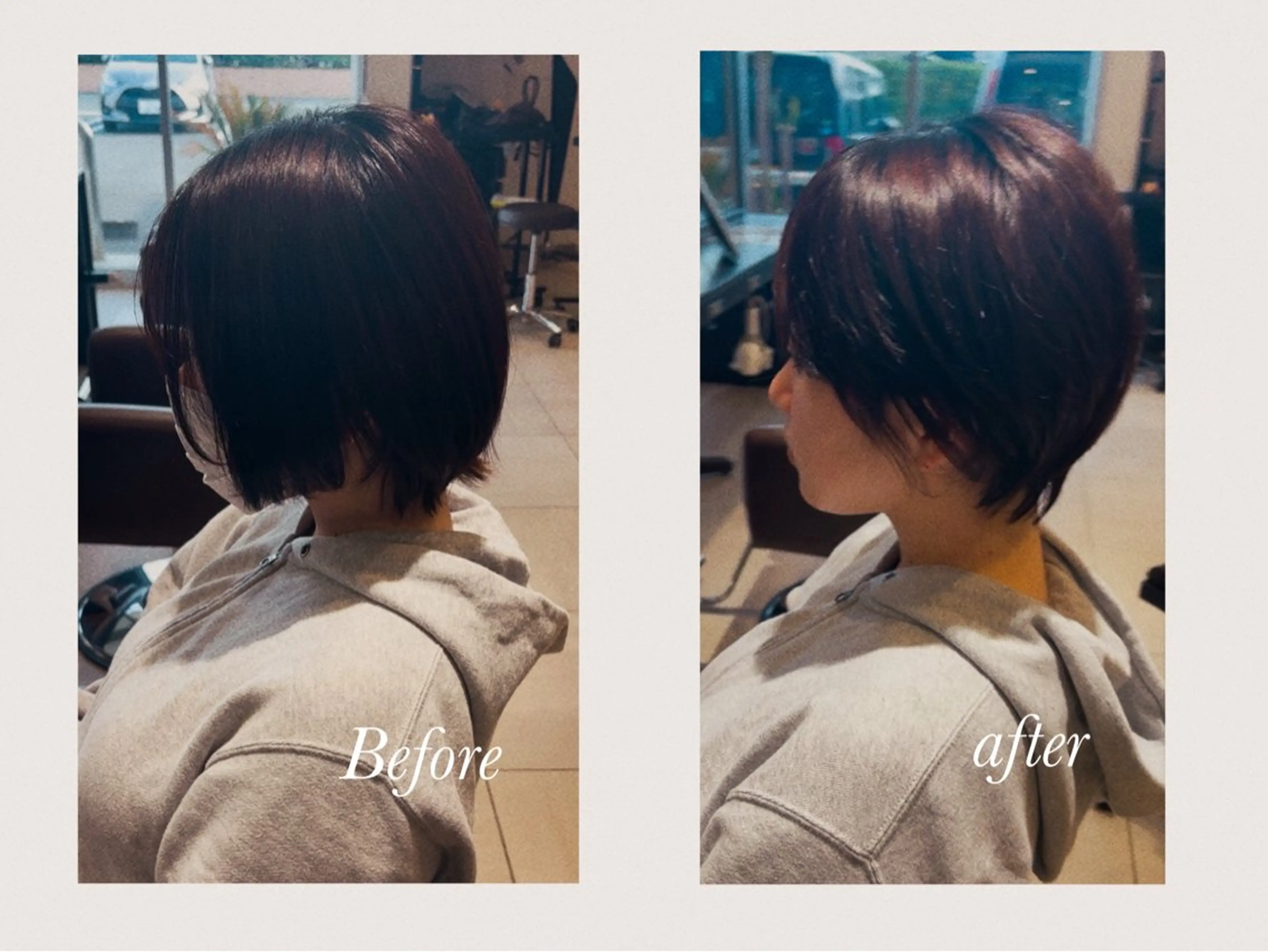 ショート ショートヘア 山田 みかのヘアスタイル