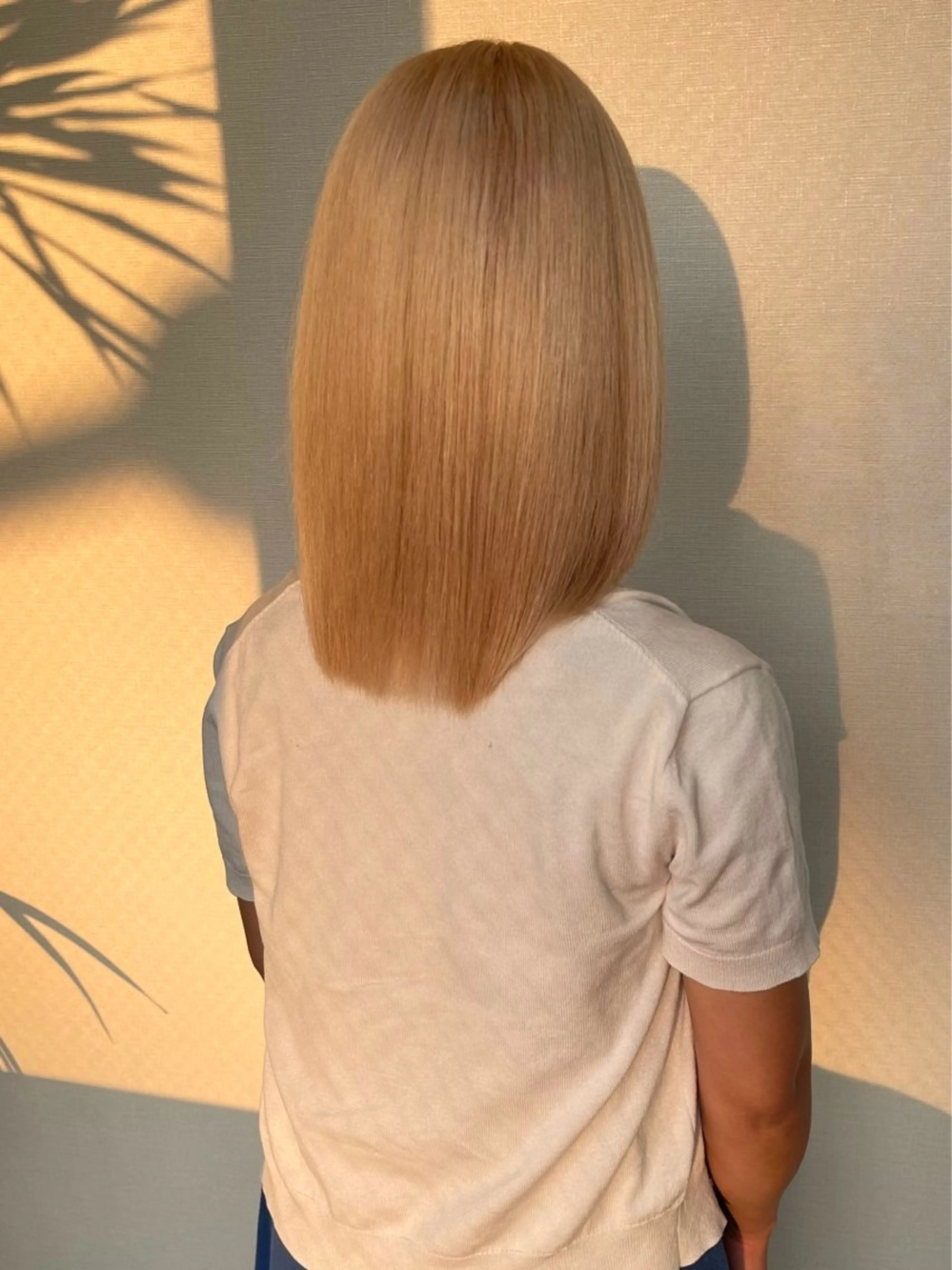 ミディアム カラー カット ヘアカラー トリートメント 髪質改善ｶﾗｰ ｹｱﾌﾞﾘｰﾁ/ﾀﾑのヘアスタイル