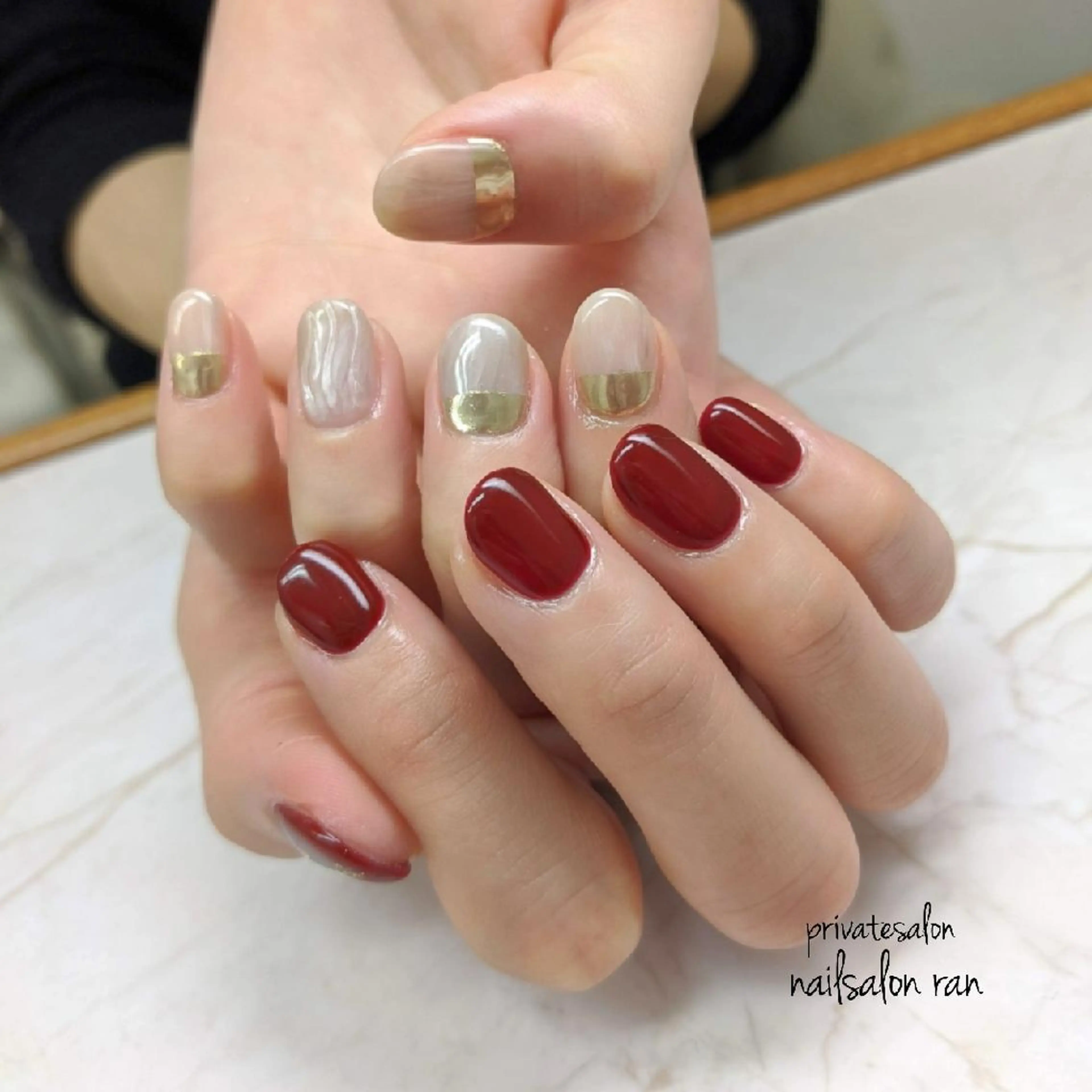 ネイル 持ち込み nailsalon ranのネイルデザイン