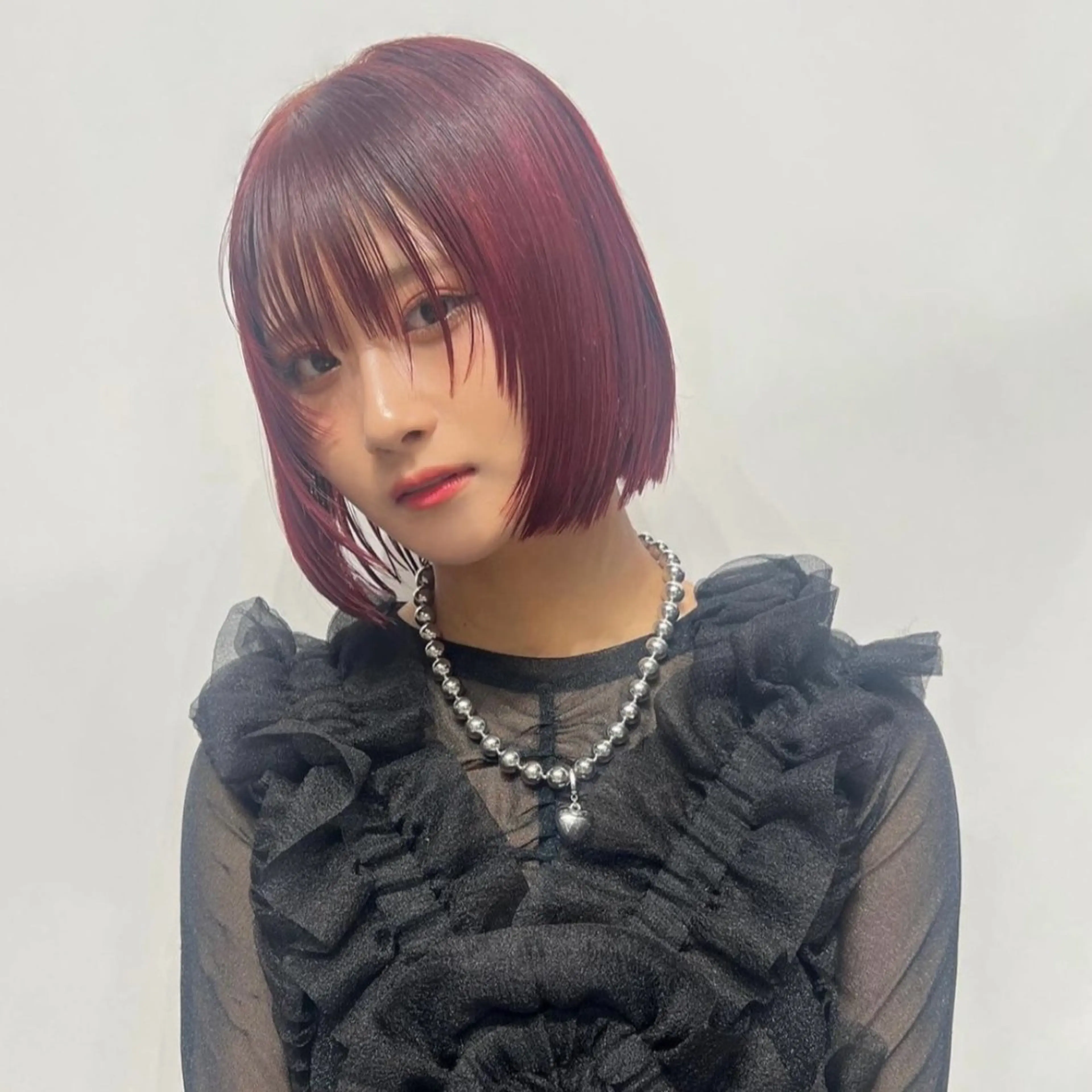 ショート カラー 縮毛矯正/レイヤー /カラー🎀おぐりンのヘアスタイル