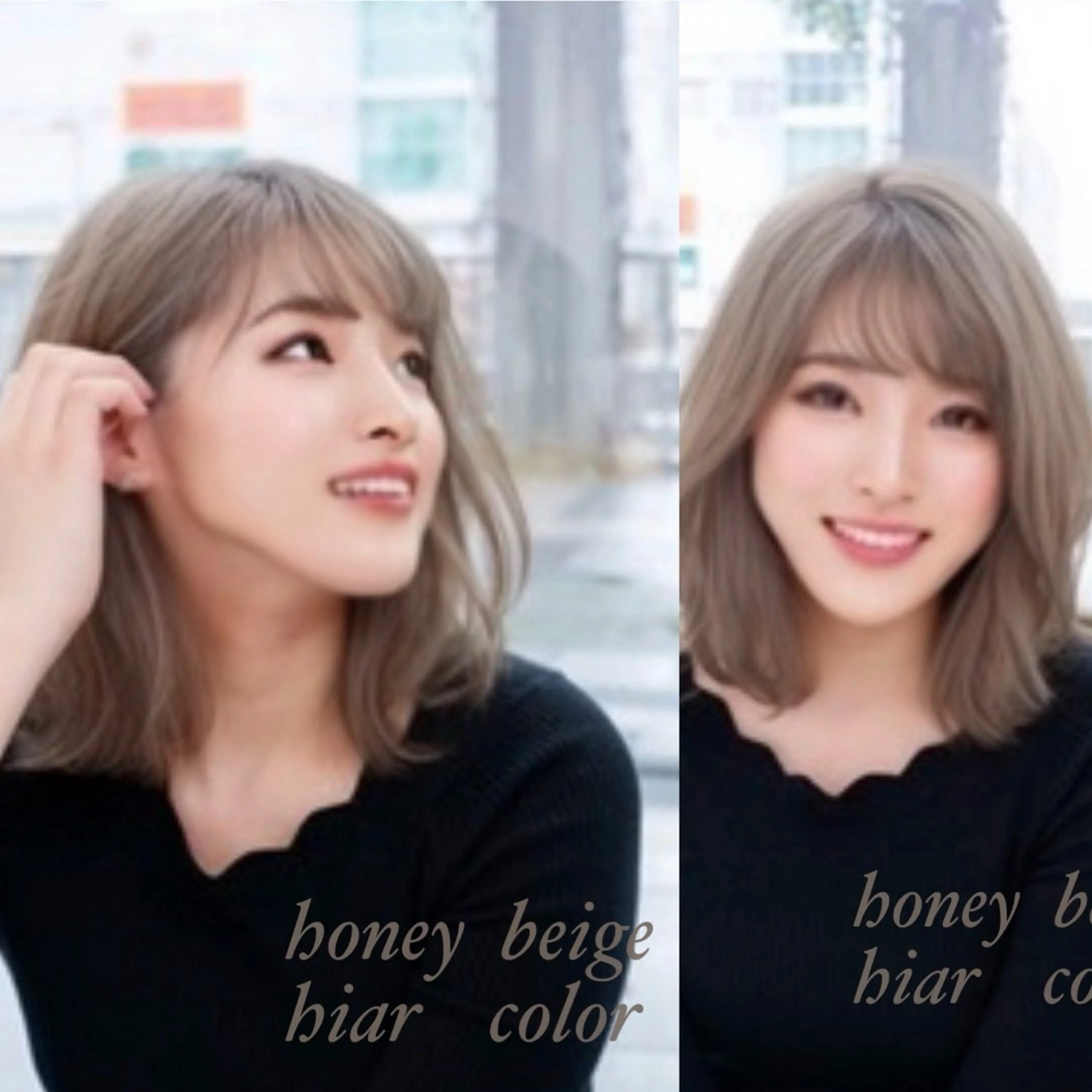 ミディアム カラー M.SLASH 辻 孝志のヘアスタイル