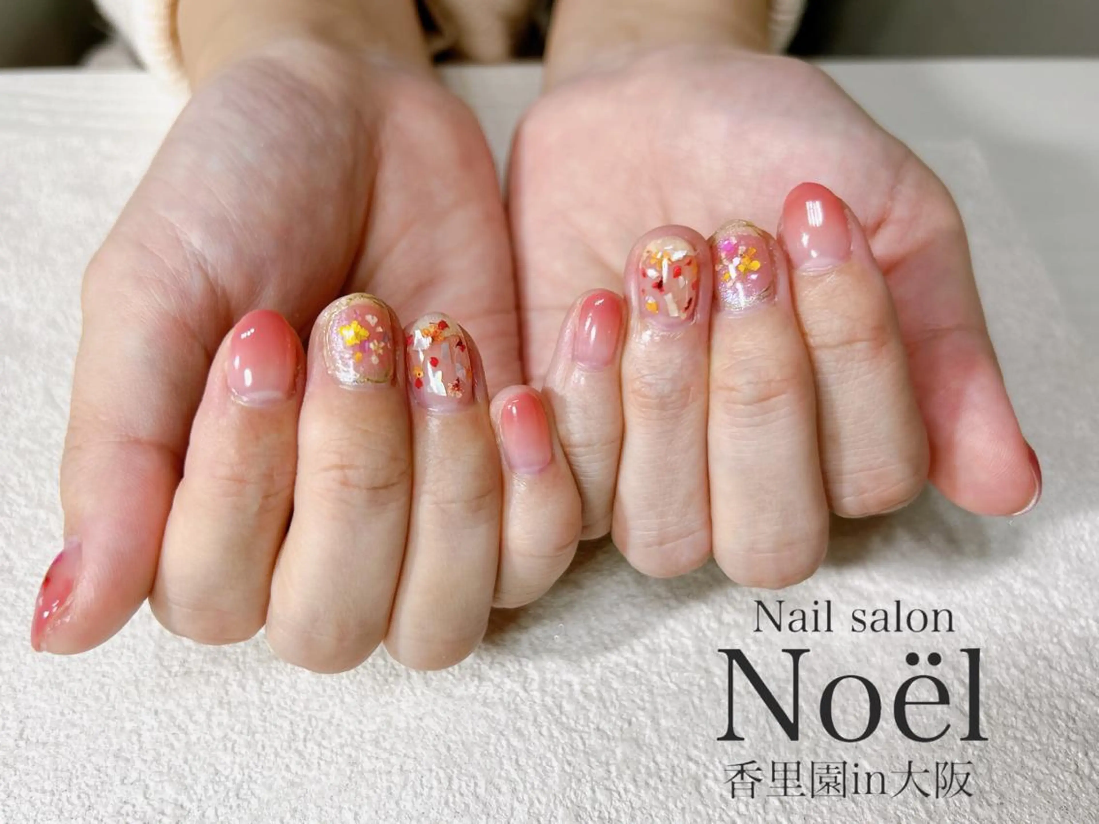 ネイル ハンドネイル Nailsalon  &Noel所属・もも 🍑のネイルデザイン