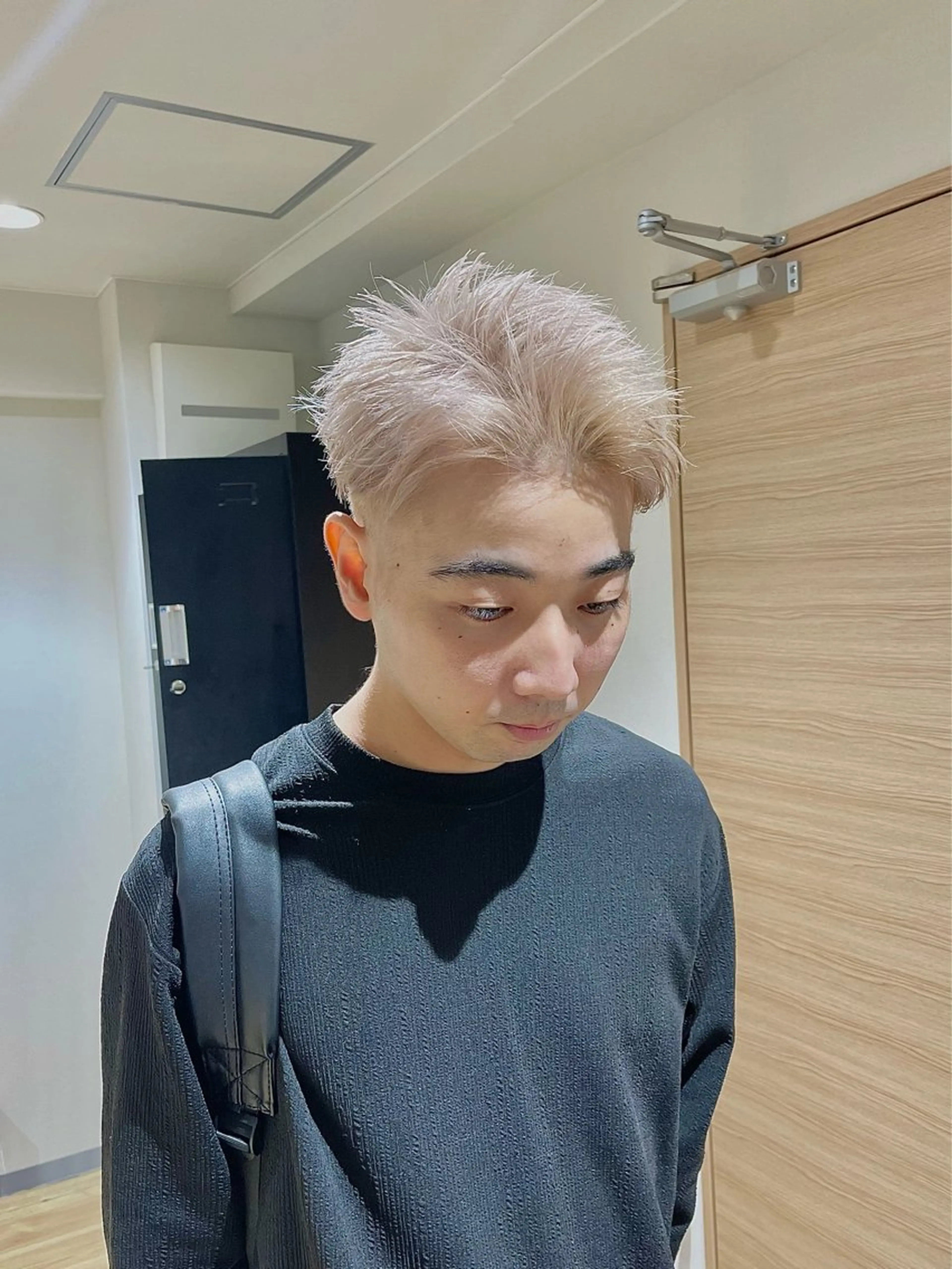 ショート カラー メンズ eir心斎橋店所属・エビスザキレン/メン ズ/心斎橋🌳のヘアスタイル