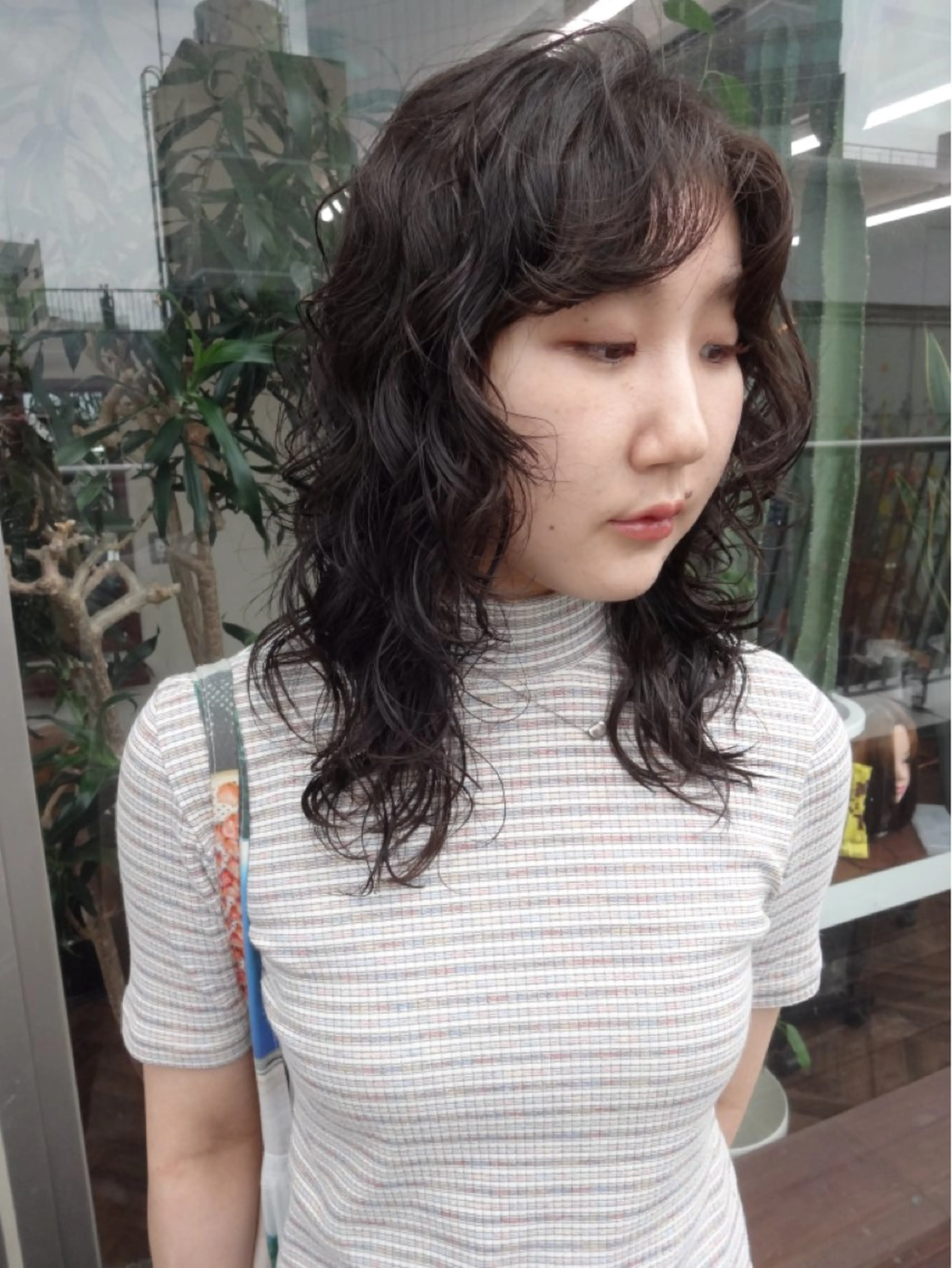 カット+スパイラルパーマ+トリートメントの写真