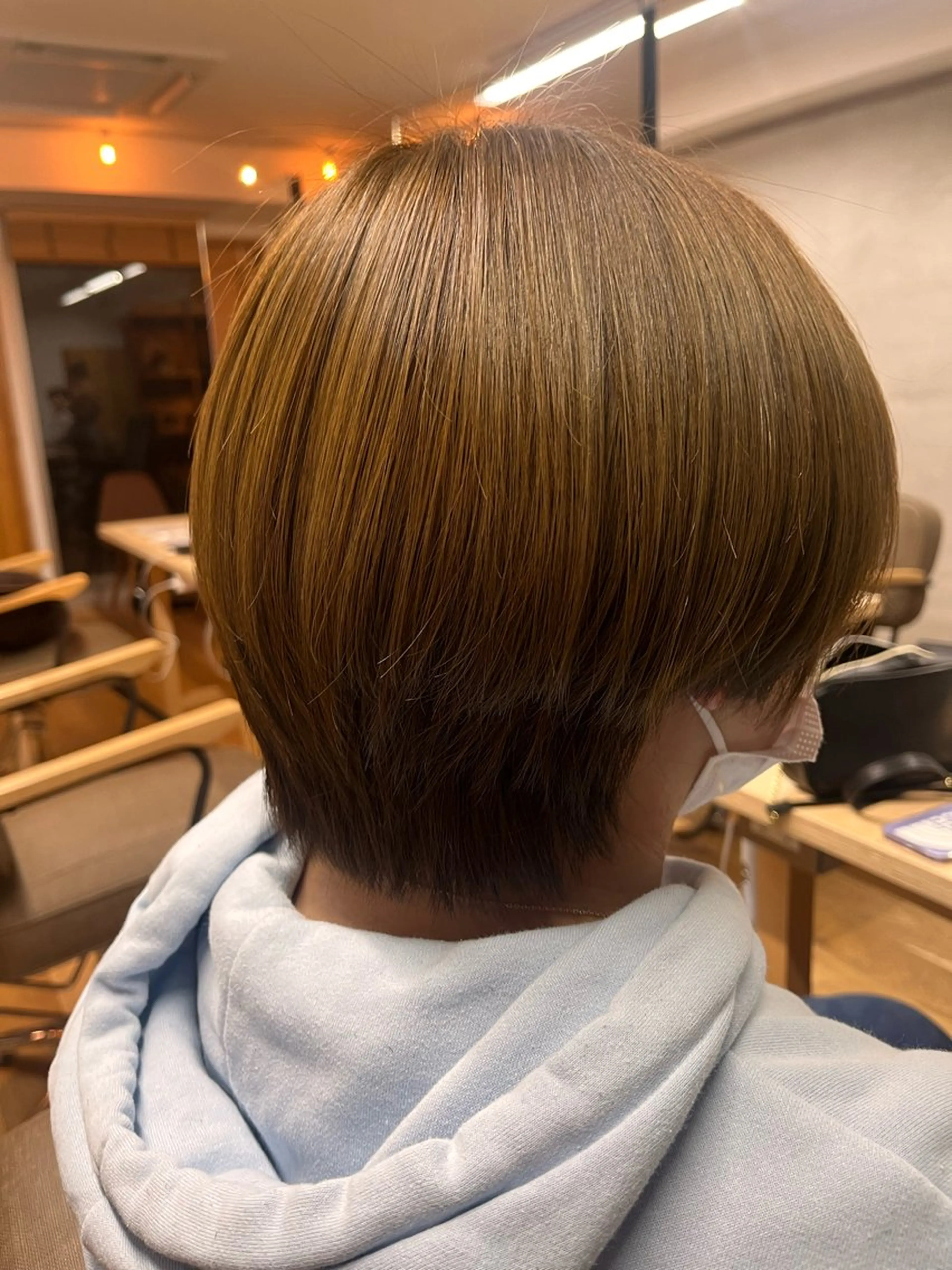 ミディアム ヘアカラー 🫧水越 結菜☁️⸝⋆のヘアスタイル