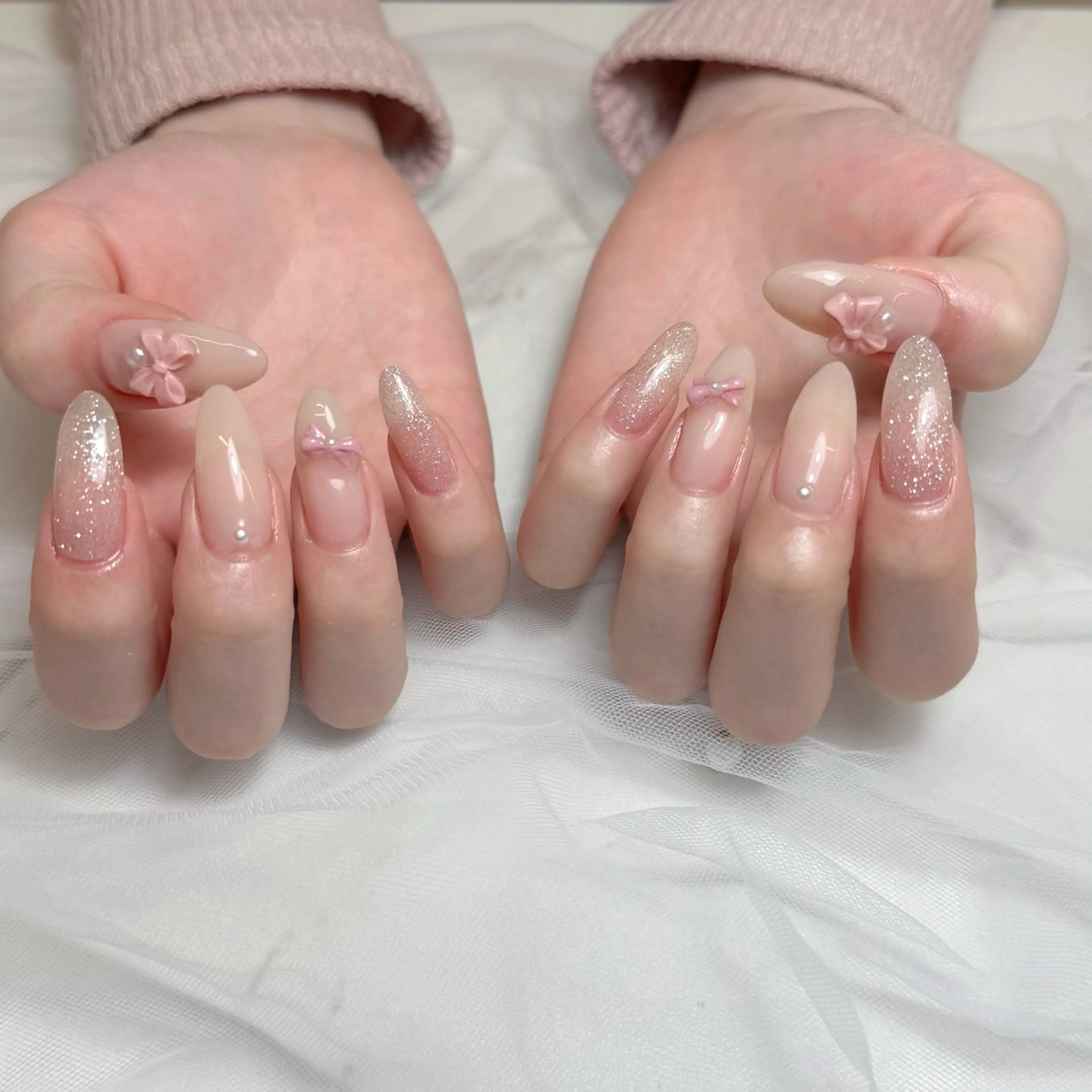 ネイル ハンドネイル mau🩵 堺筋本町ネイルサロンのネイルデザイン