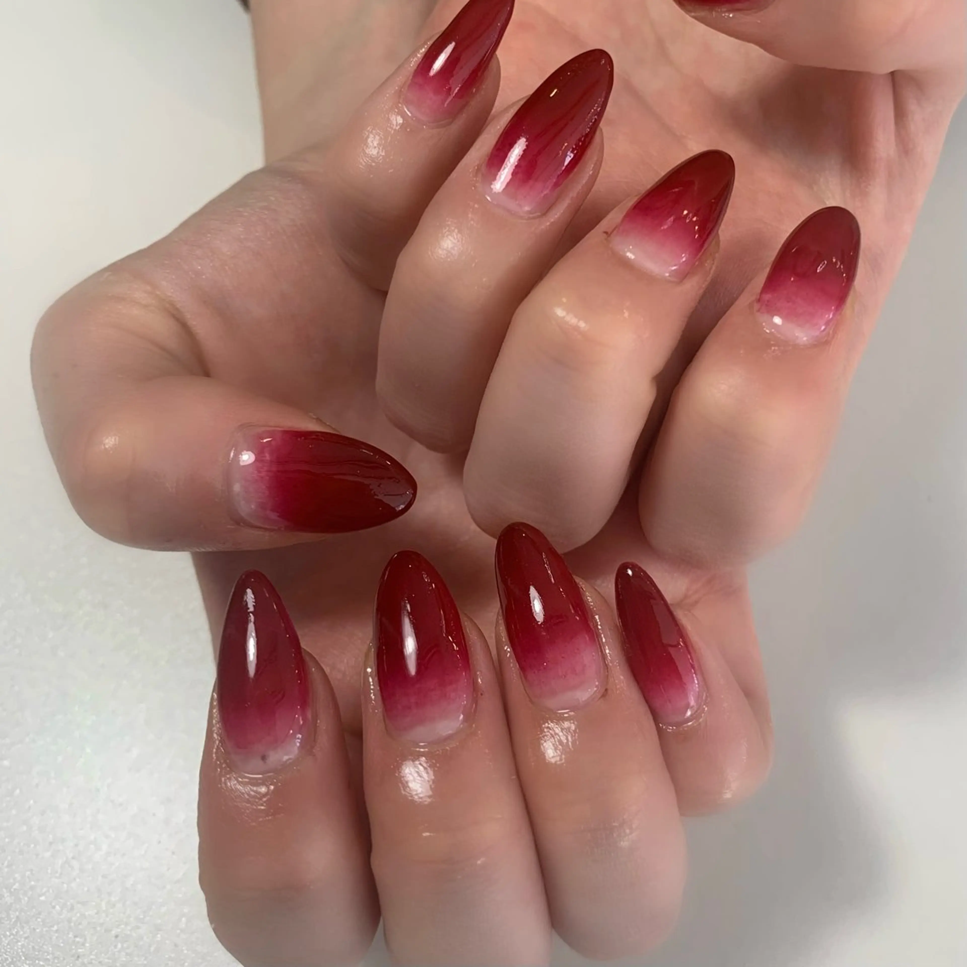 ネイル グラデーション ハンドネイル 【ANEMONA】 NIHOのマツエク・マツパデザイン