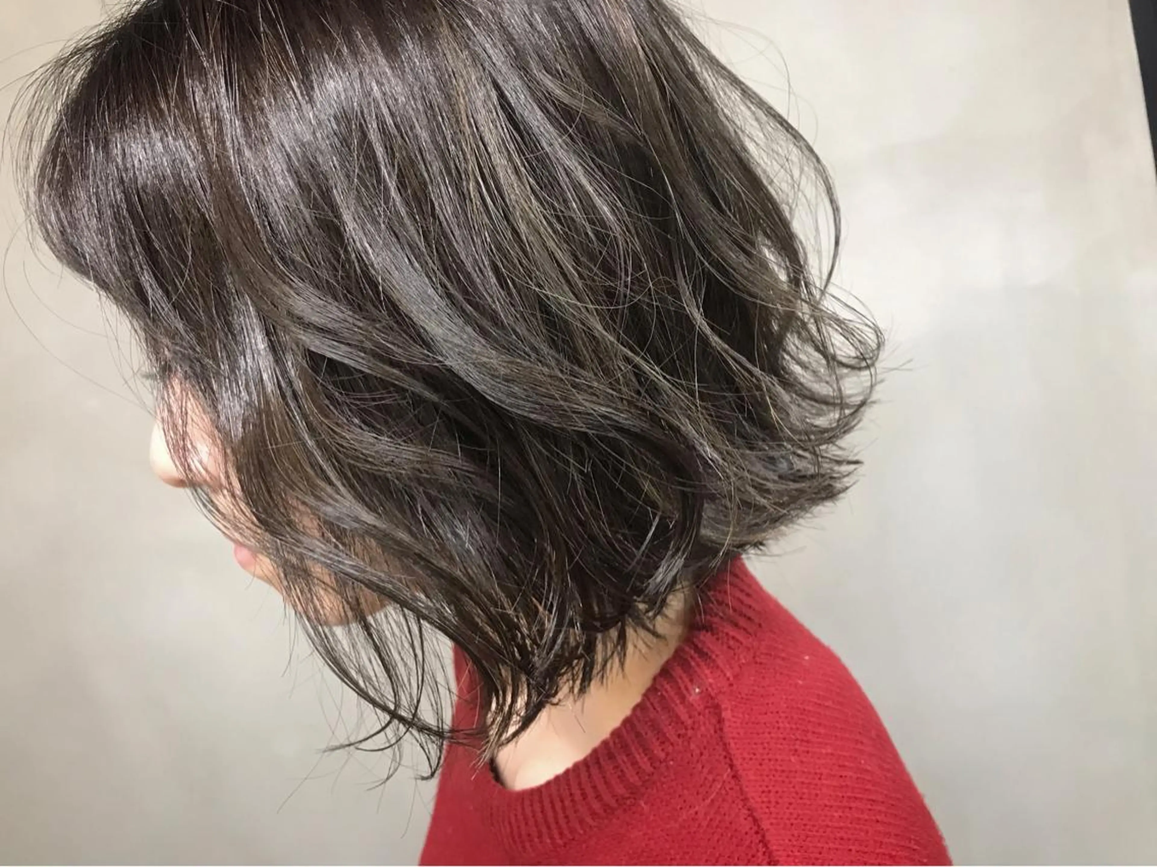 ミディアム ハイライト カット ヘアカラー 韓国 / 中国ヘア 🦋Noniのヘアスタイル