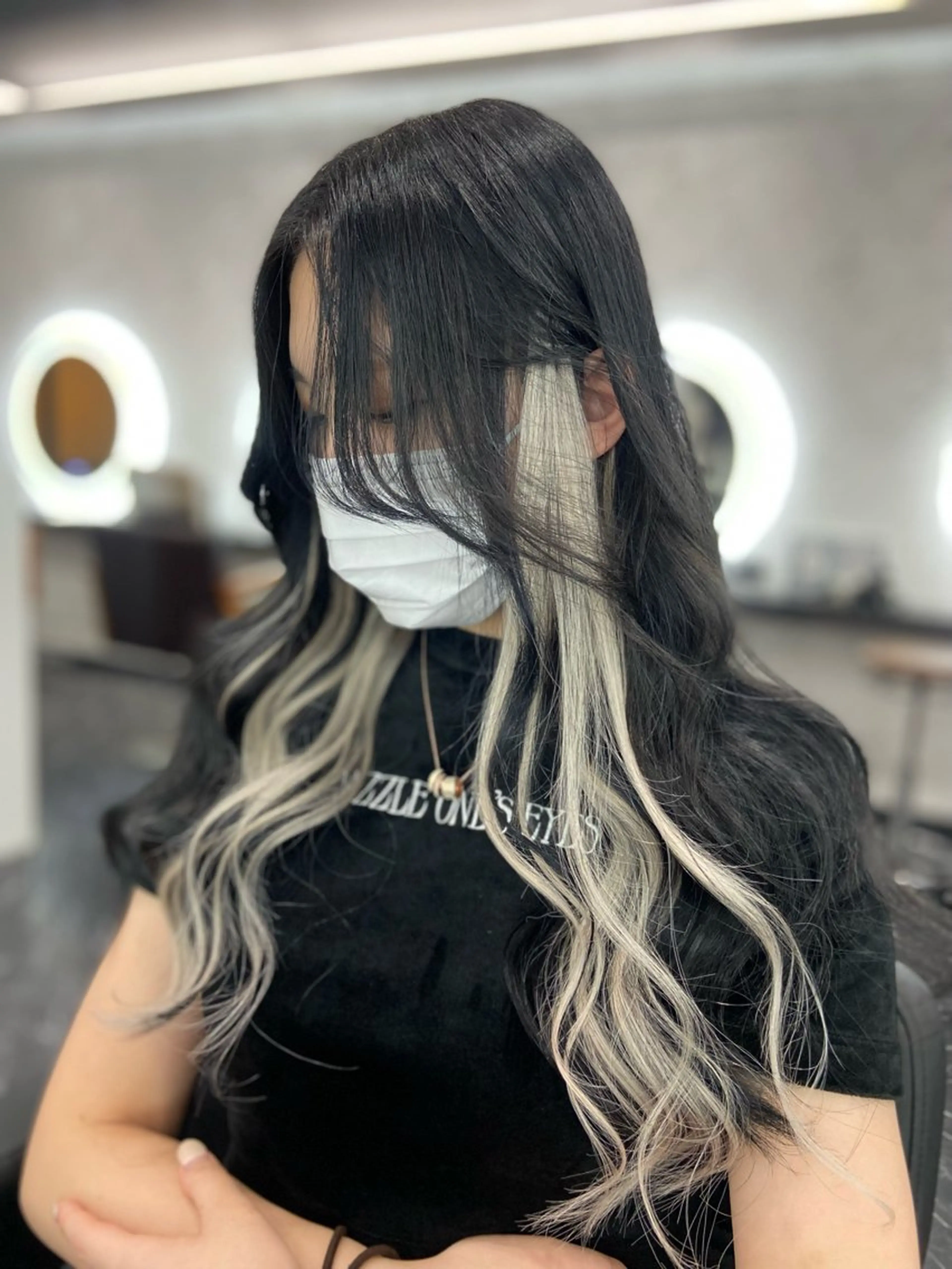 ワンカラー・シールエクステ10枚♡インナーorハイライトの写真