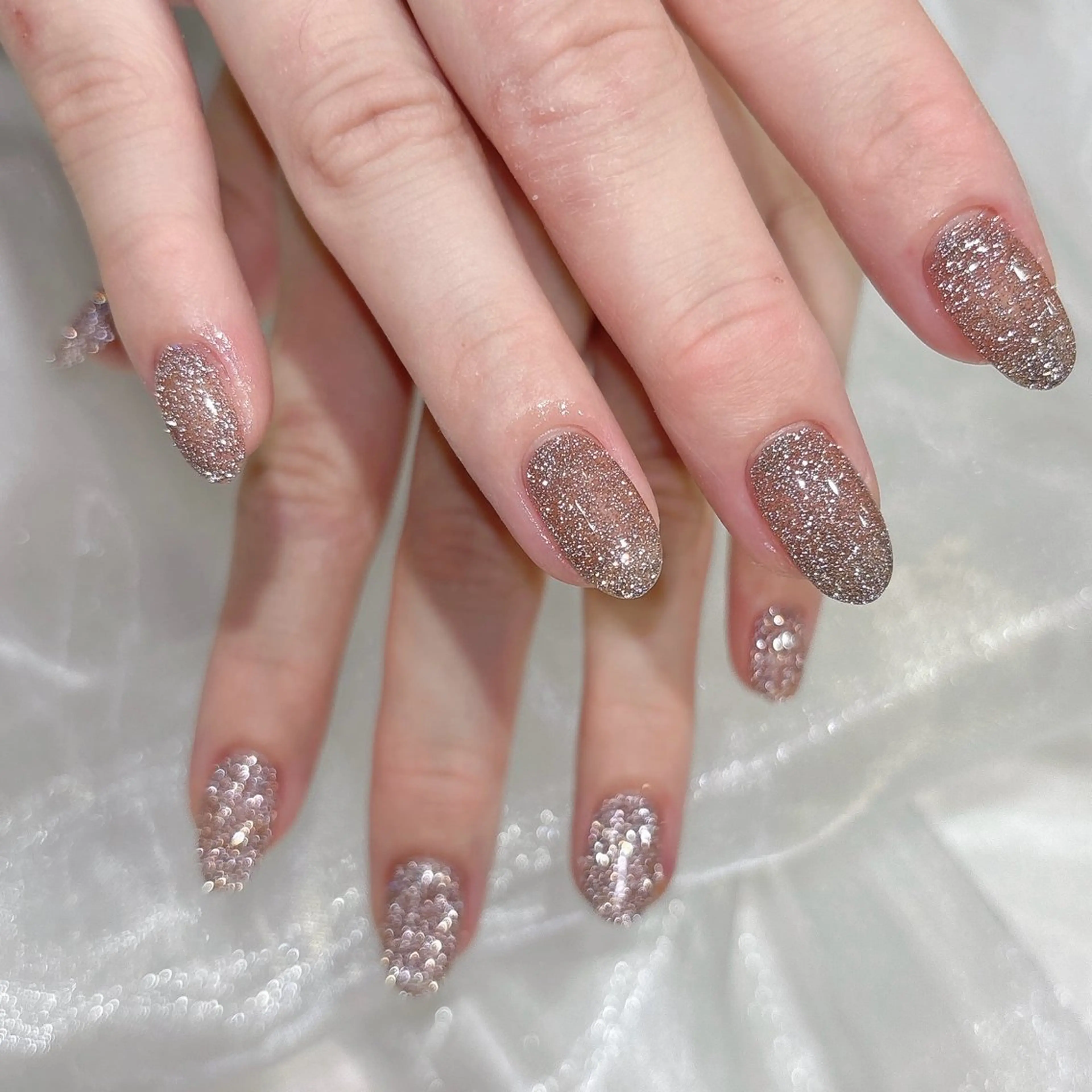 ネイル フラッシュネイル キラキラネイル ハンドネイル #arl 豊田店　小島あいののネイルデザイン