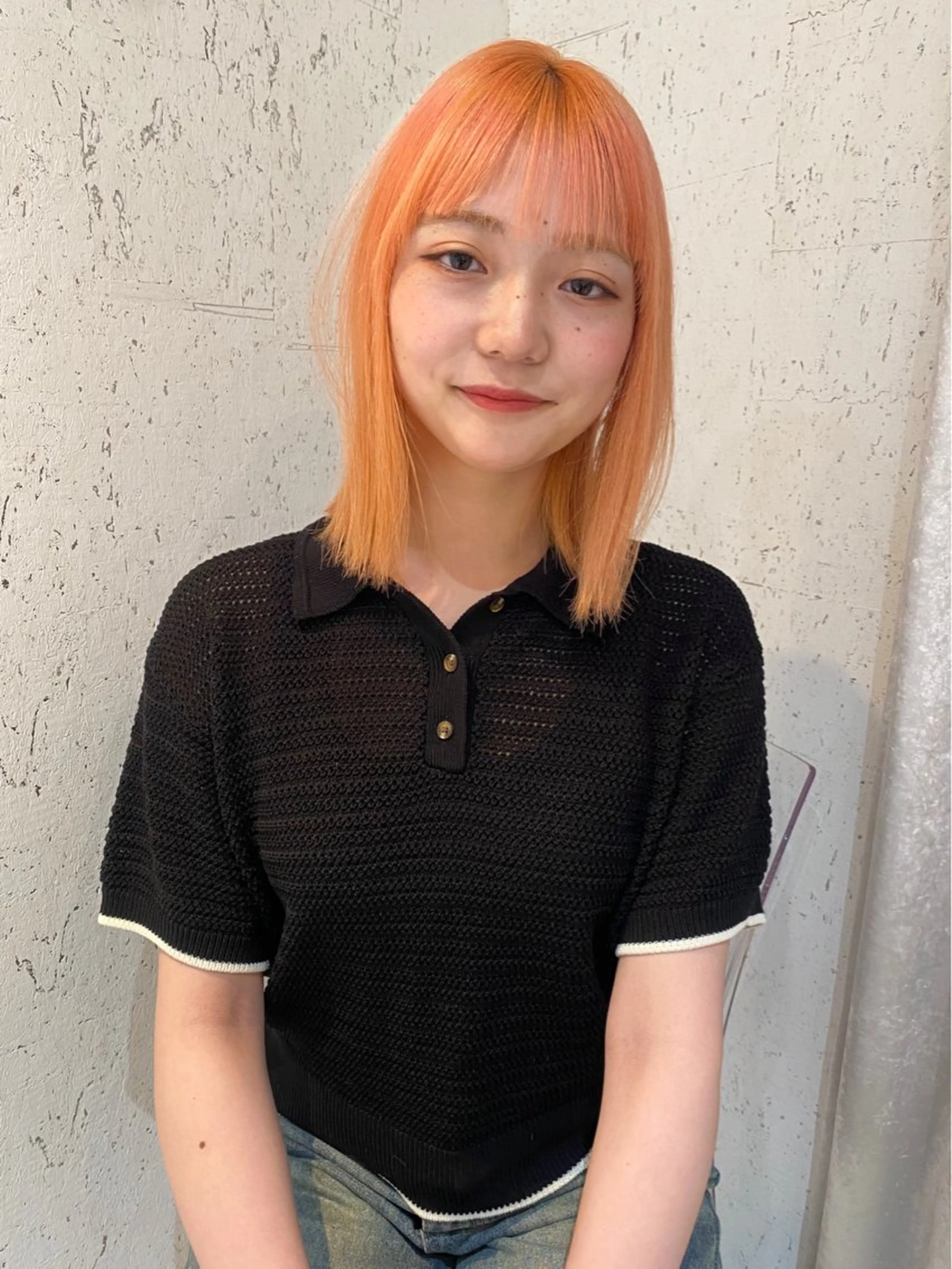 ミディアム カラー カット ヘアカラー トリートメント mai / linoah˚✧のヘアスタイル