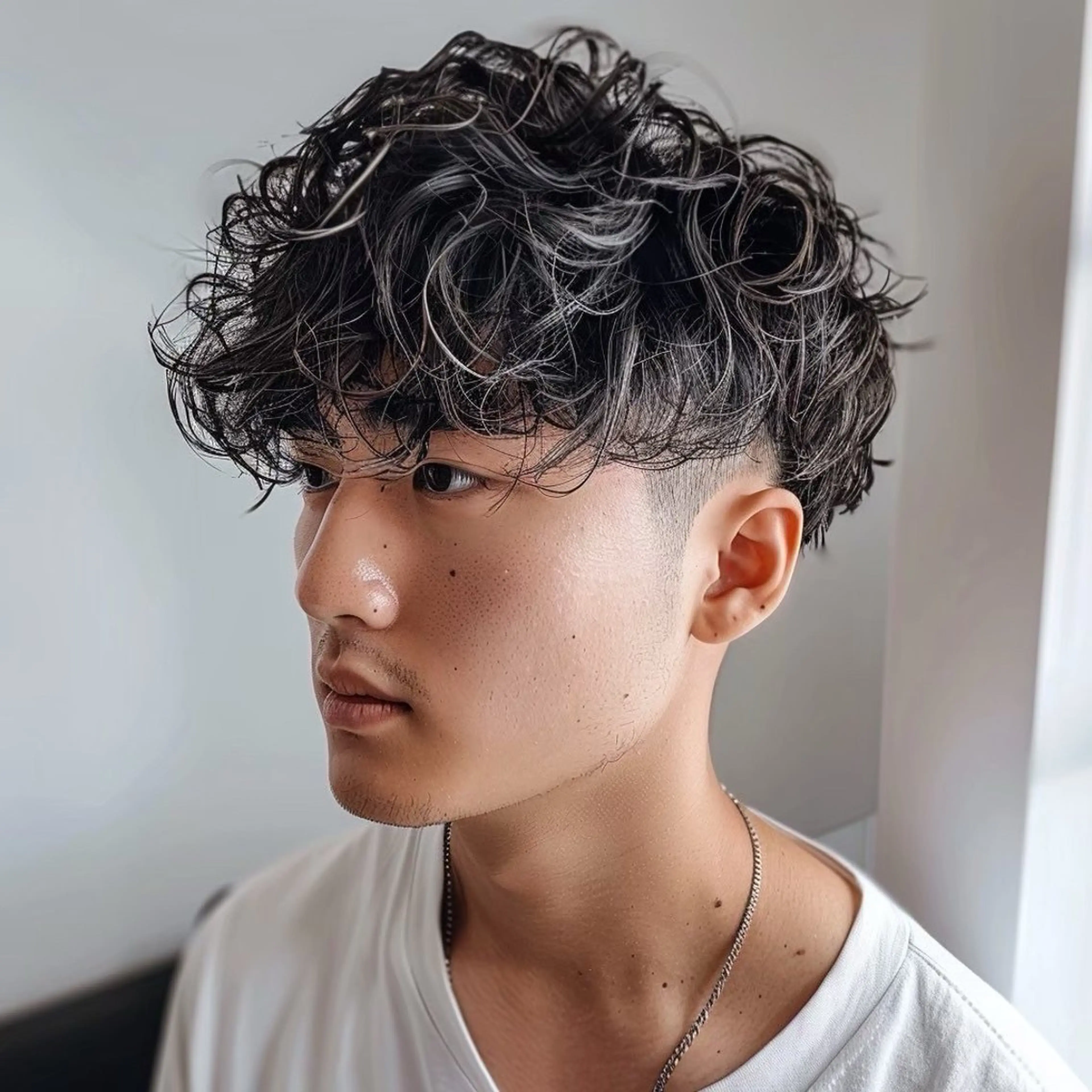 ショート パーマ カット パーマ 小山洋次/阪急茨木/ 透明感カラーショートのヘアスタイル