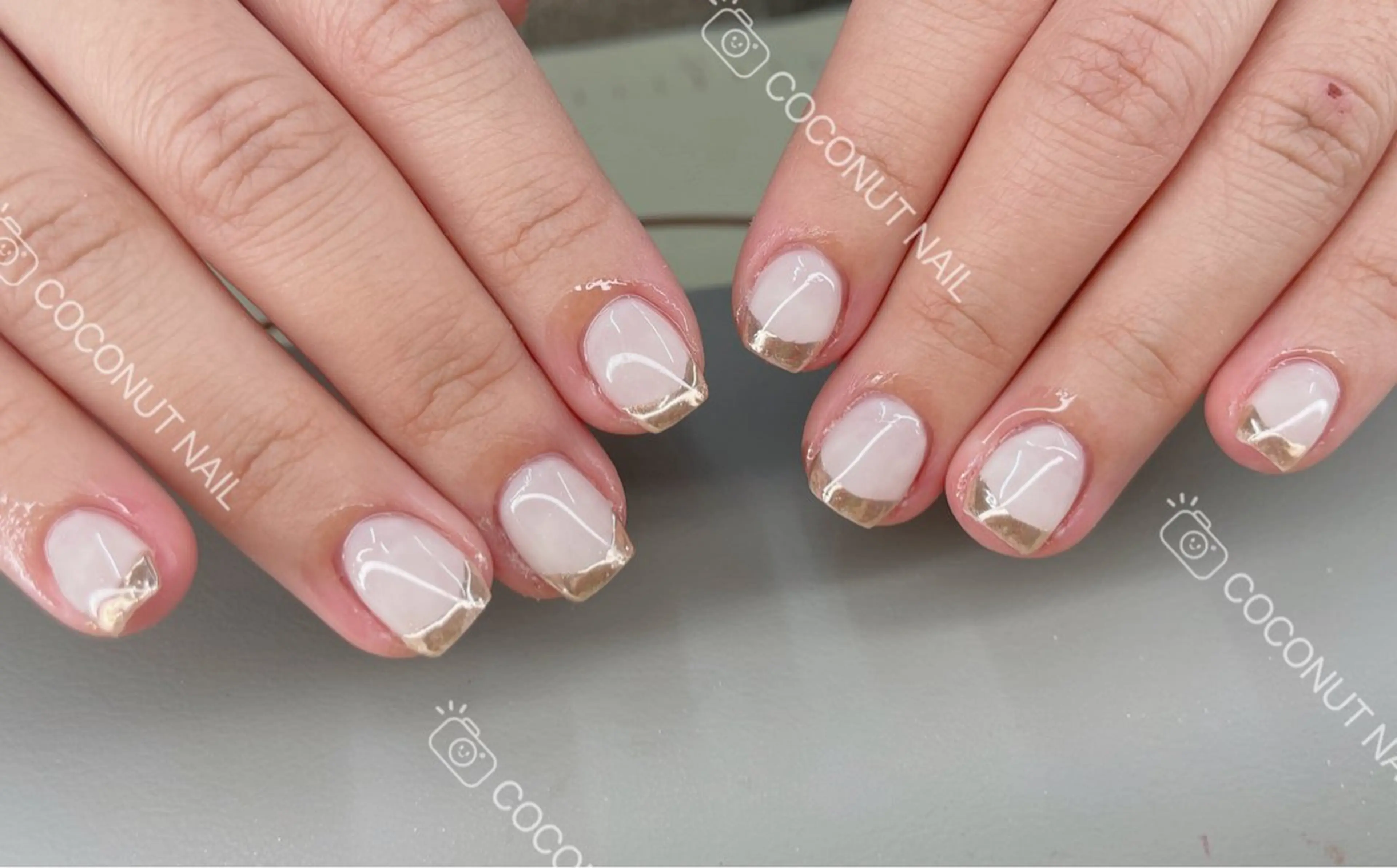ネイル ハンドネイル 神田 ココナッツのネイルデザイン