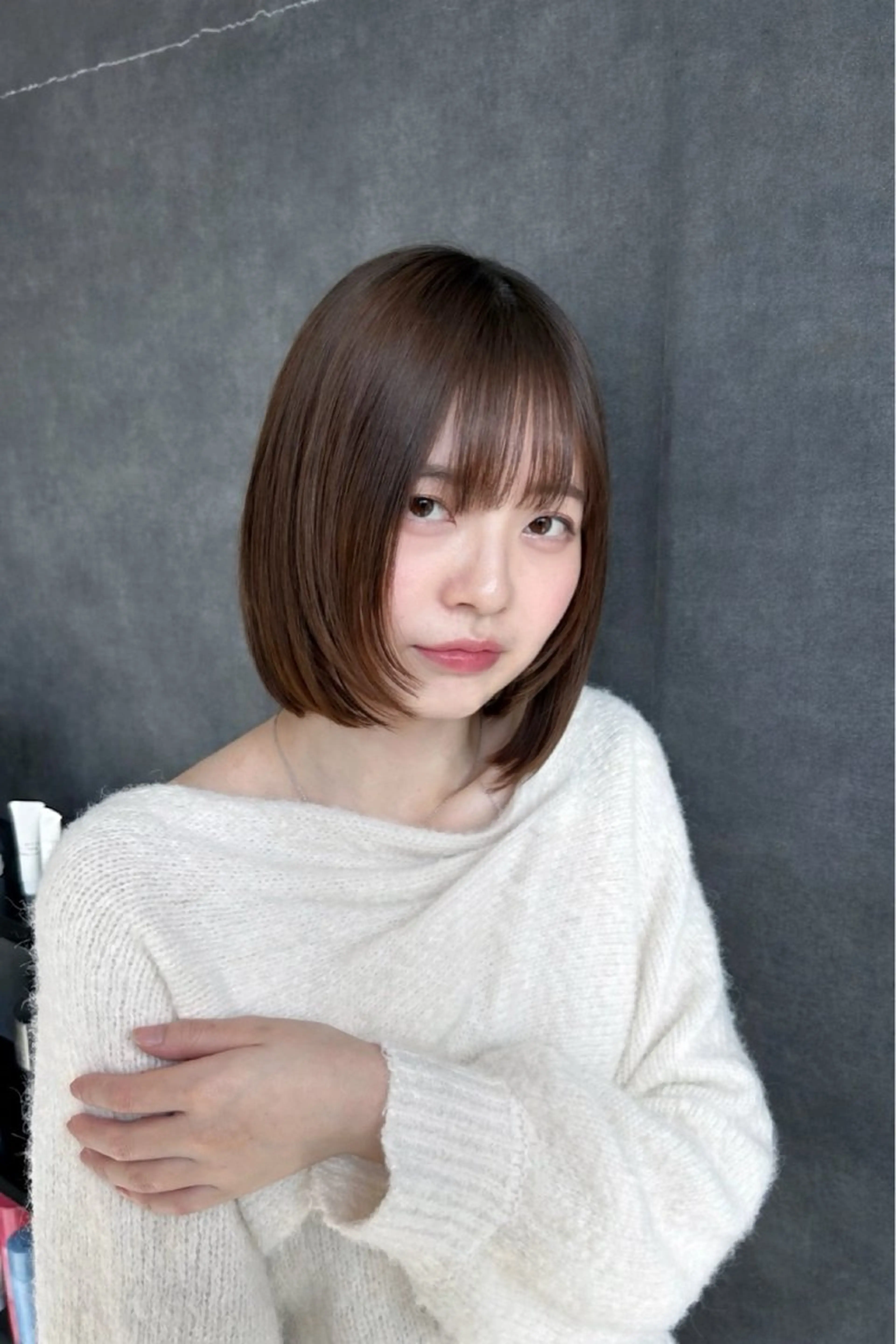 ミディアム カット ハイトーン・ボブ 🎀/𝐚𝐨𝐢のヘアスタイル