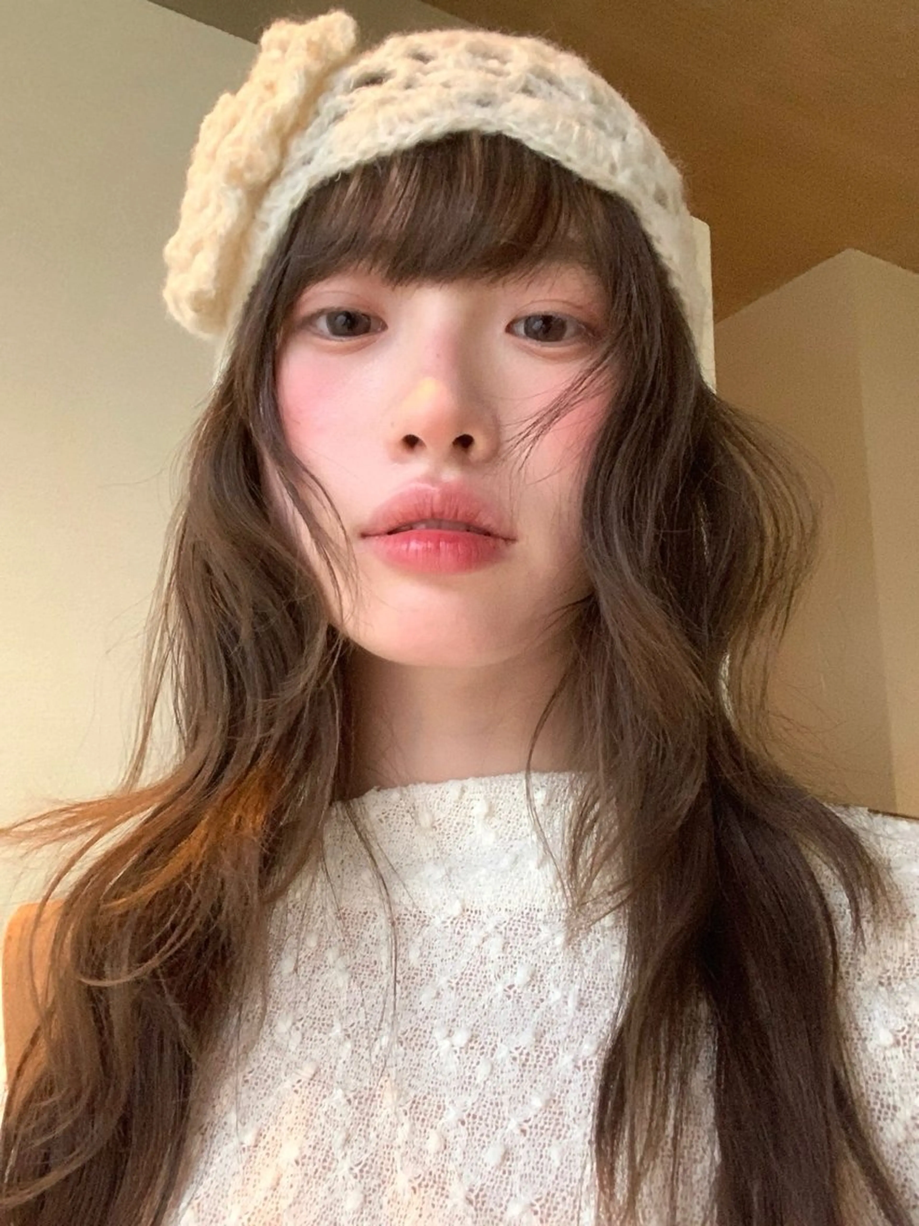 カラー ブラウンカラー 韓国アンニュイ/ アミのヘアスタイル