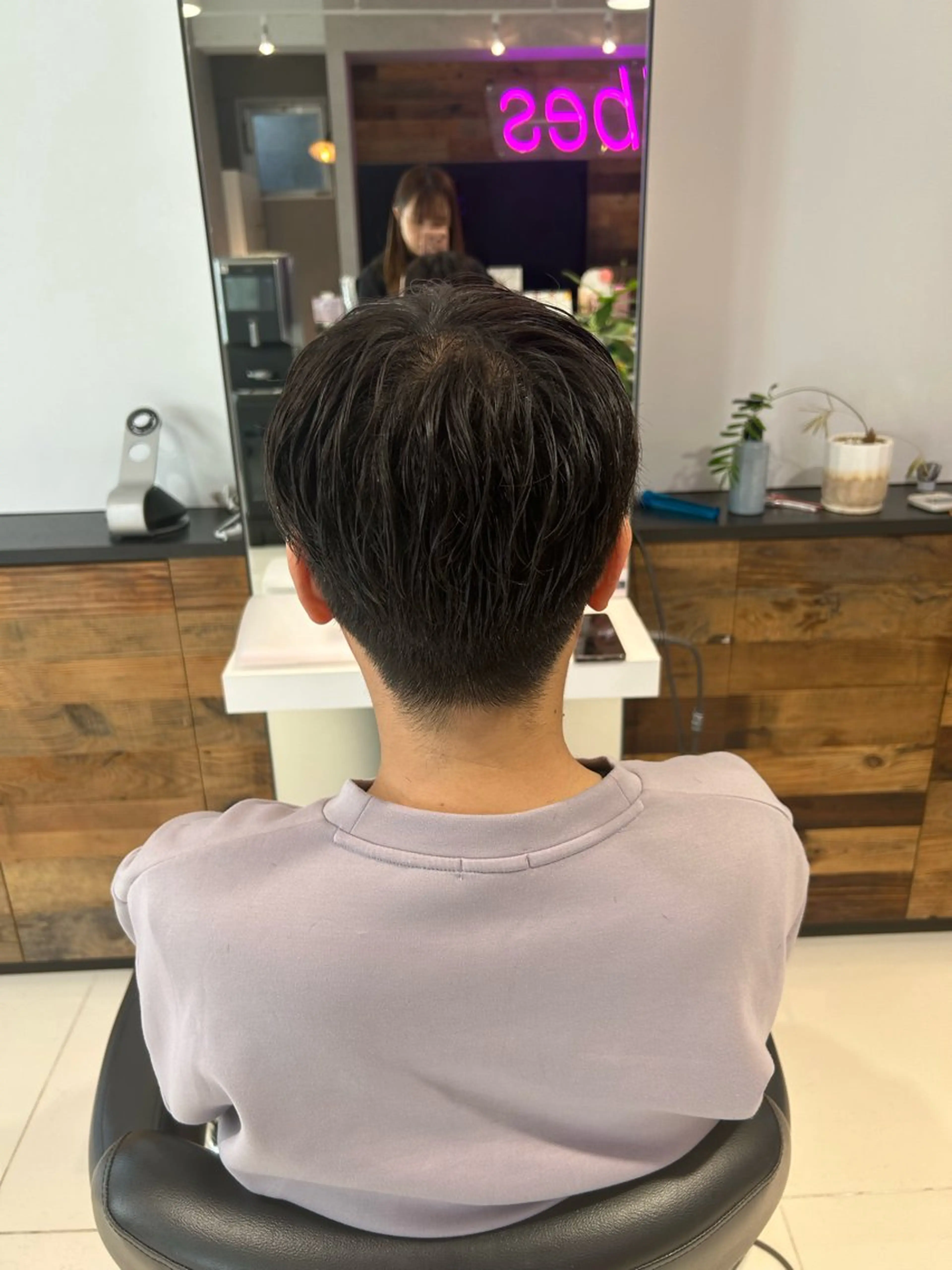 メンズ カット ちさと/メンズ ショート/縮毛矯正のヘアスタイル