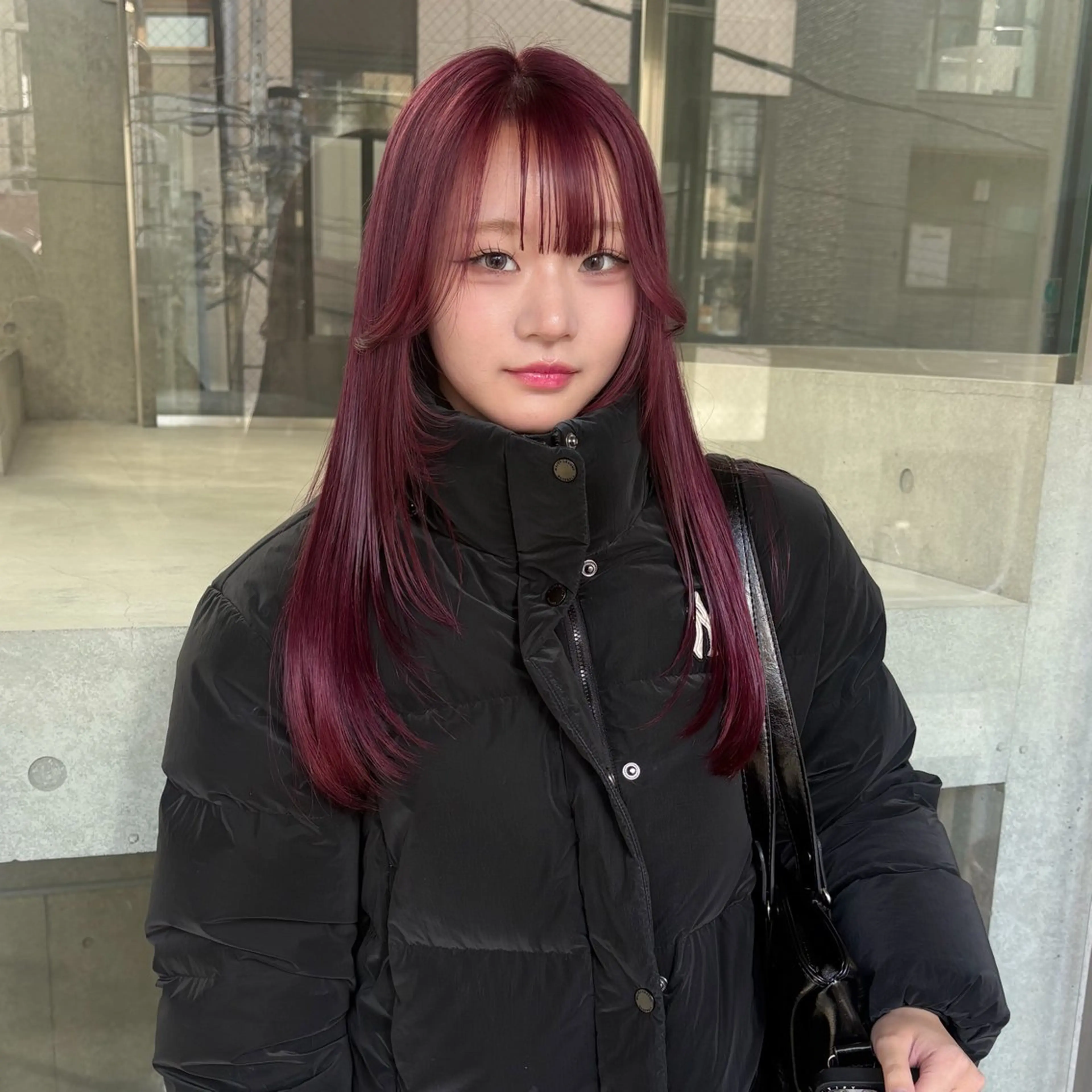 ロング カット ヘアカラー トリートメント 🌙艶ハイトーン/ ミユウのヘアスタイル