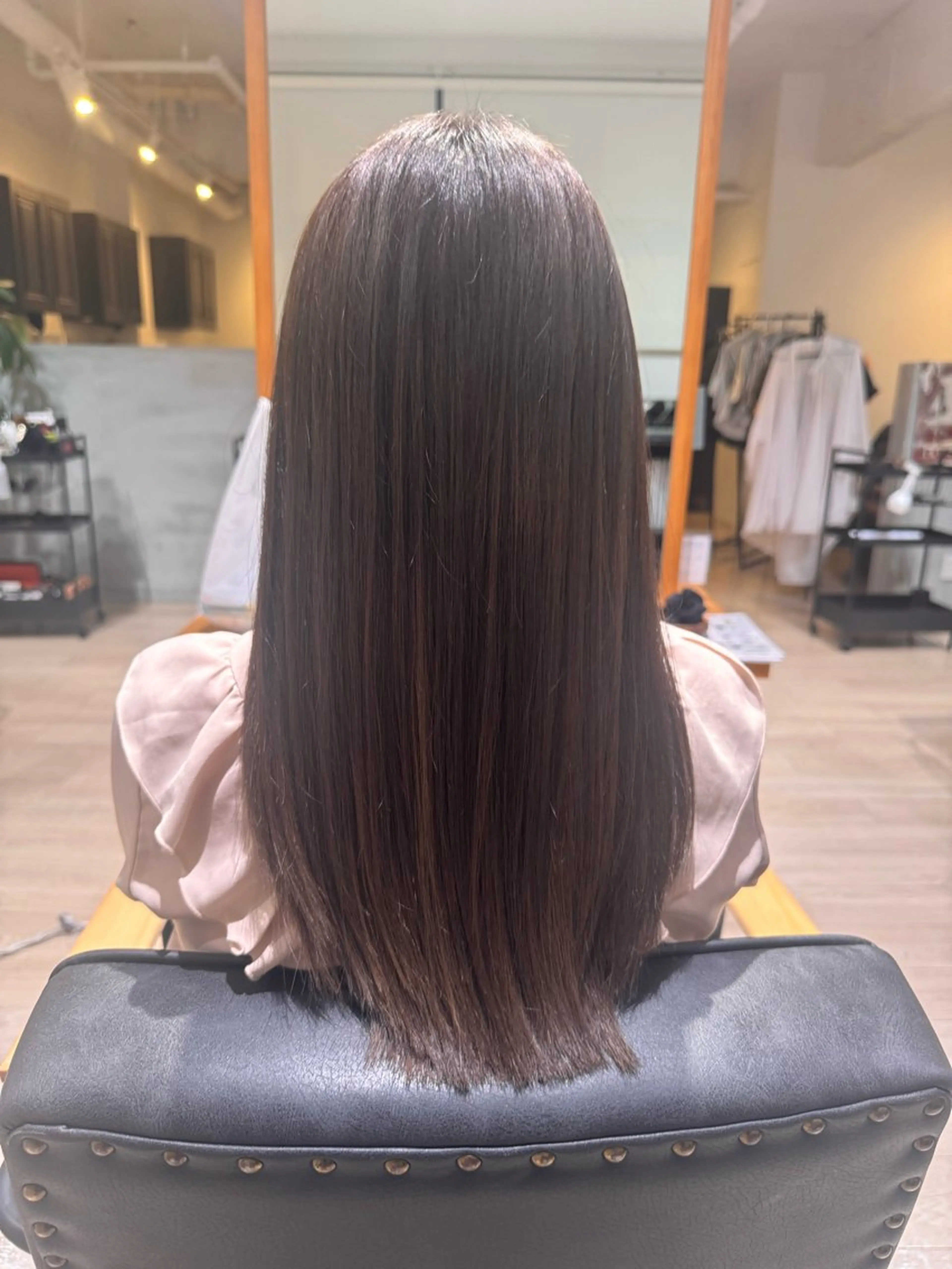 ロング ヘアカラー 蒲 悠聖のヘアスタイル