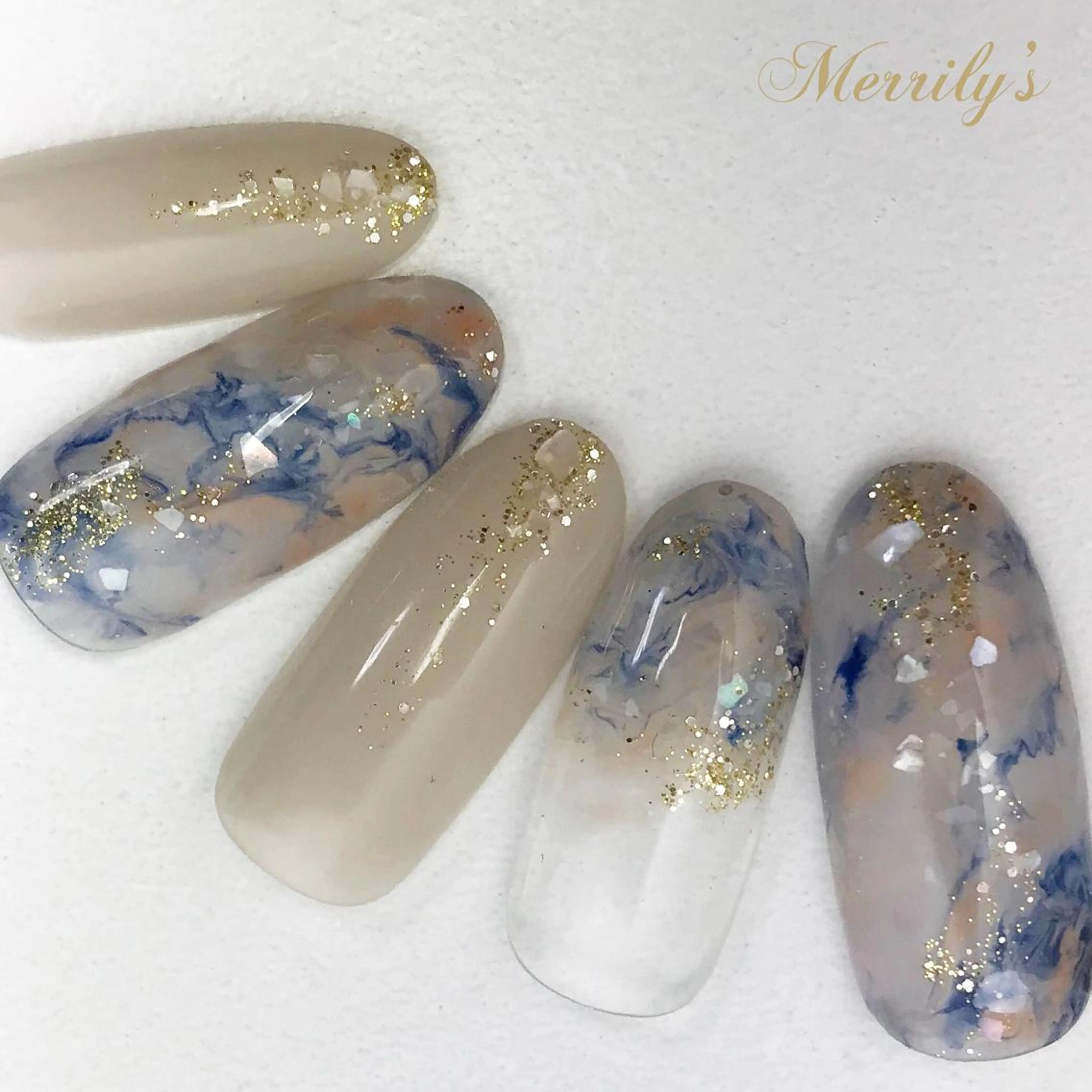 ネイル Merrily's所属・Merrily's Hagi Minaのネイルデザイン