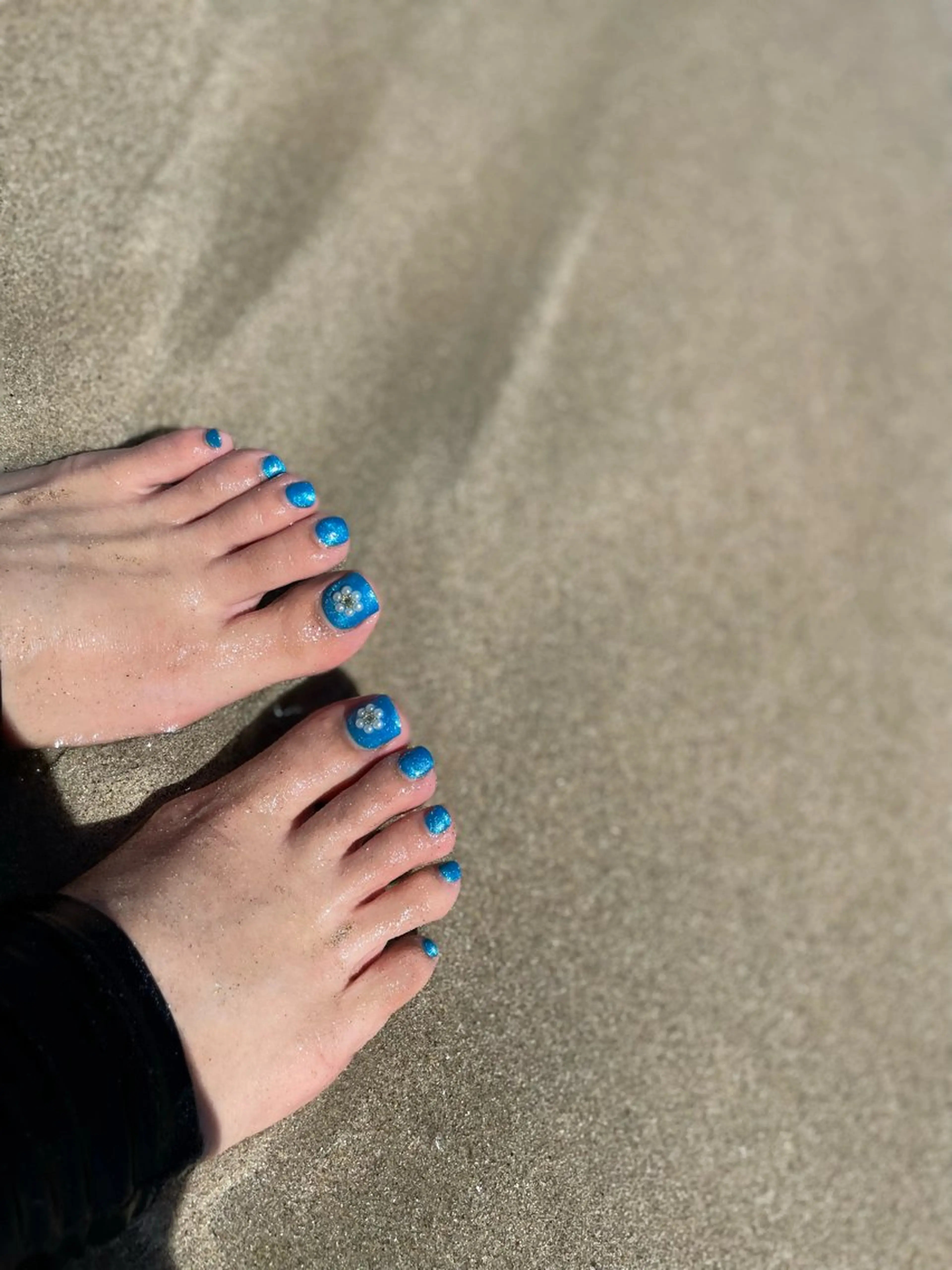 minimo限定価格＊フットジェル💅アート２本なんでも🆗(オフ込み)の写真