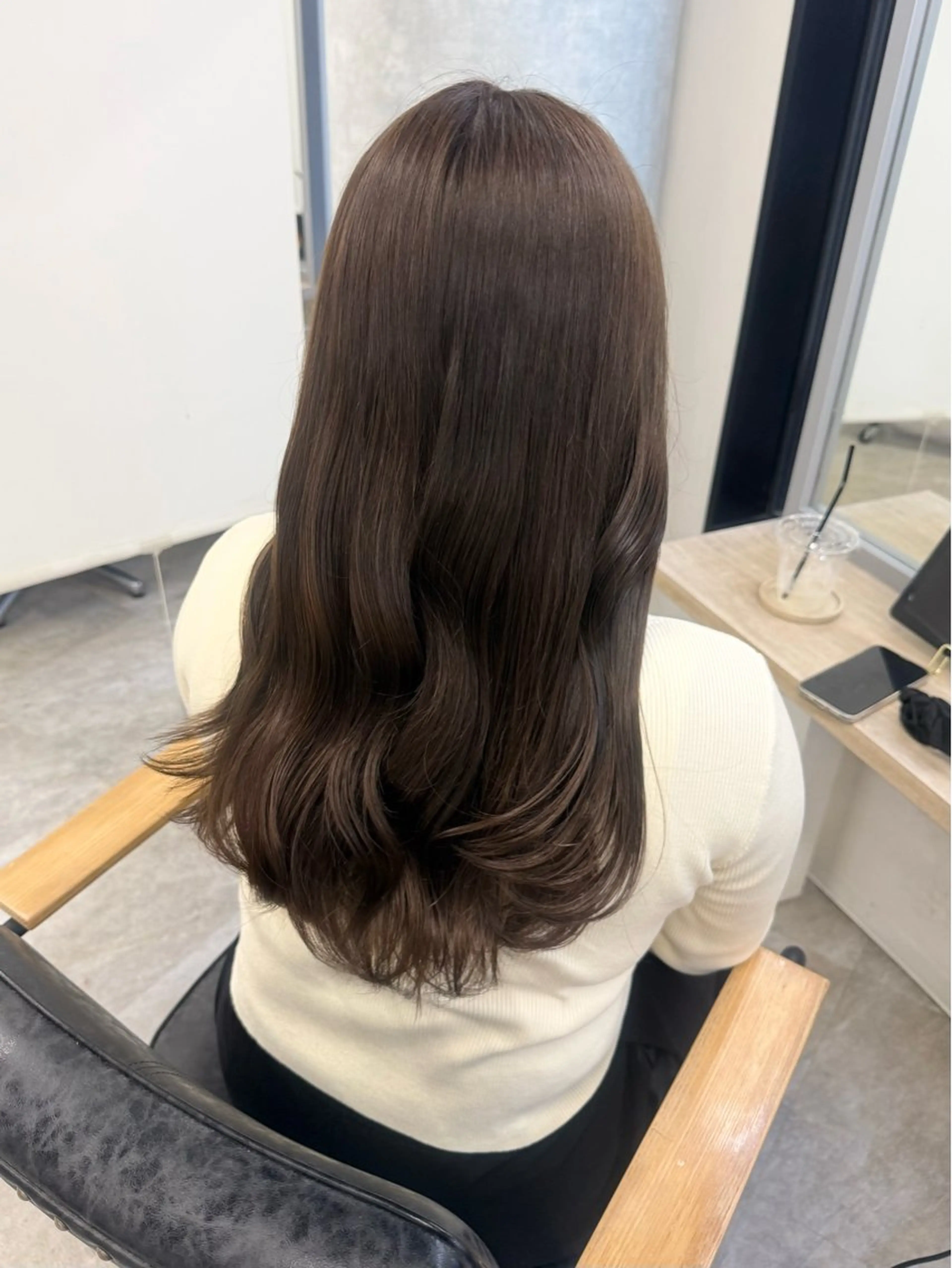 ロング カラー ヘアアレンジ ベージュカラー ヘアカラー トリートメント Himawari♡ 柔らかいカラーのヘアスタイル