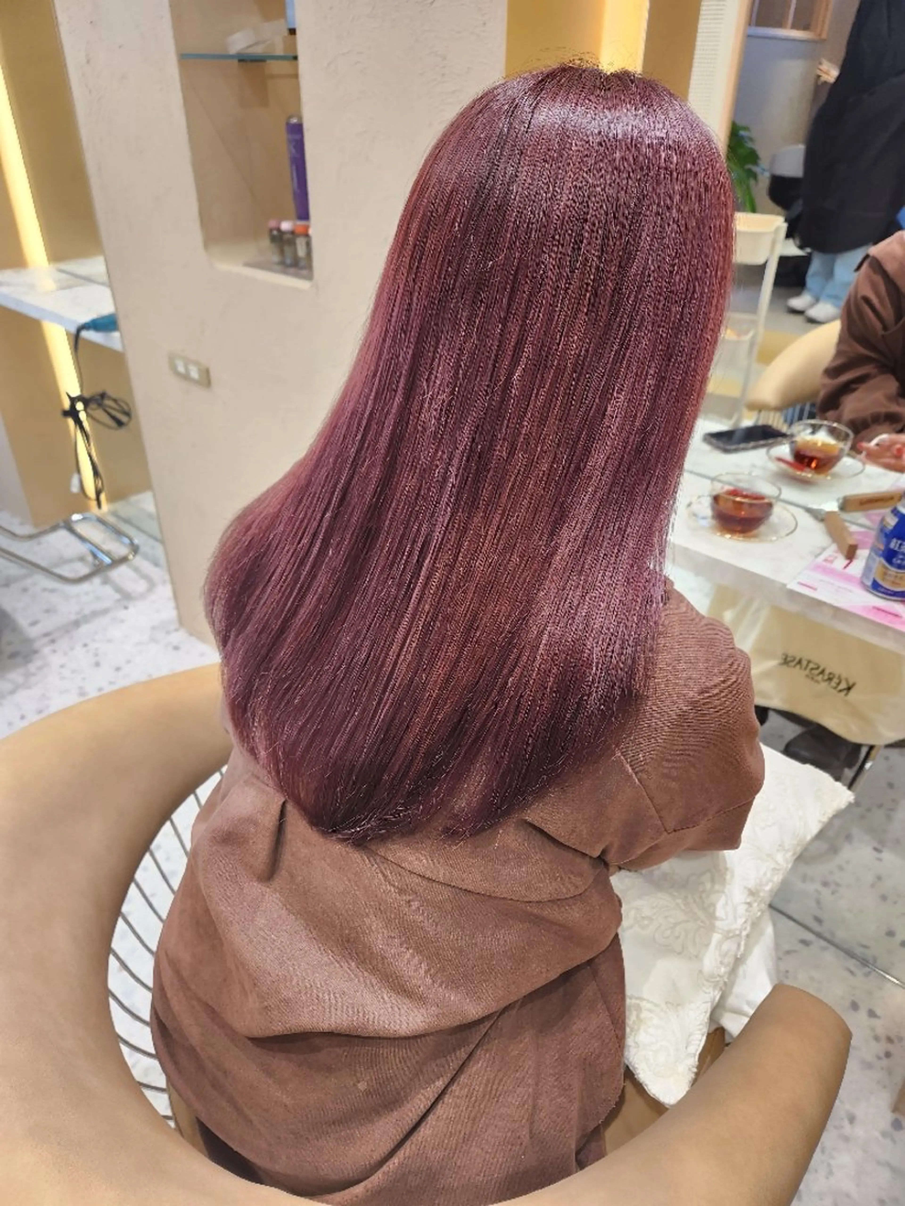 ロング カラー あかね☆ヘアアレンジ /ボブ/縮毛矯正のヘアスタイル