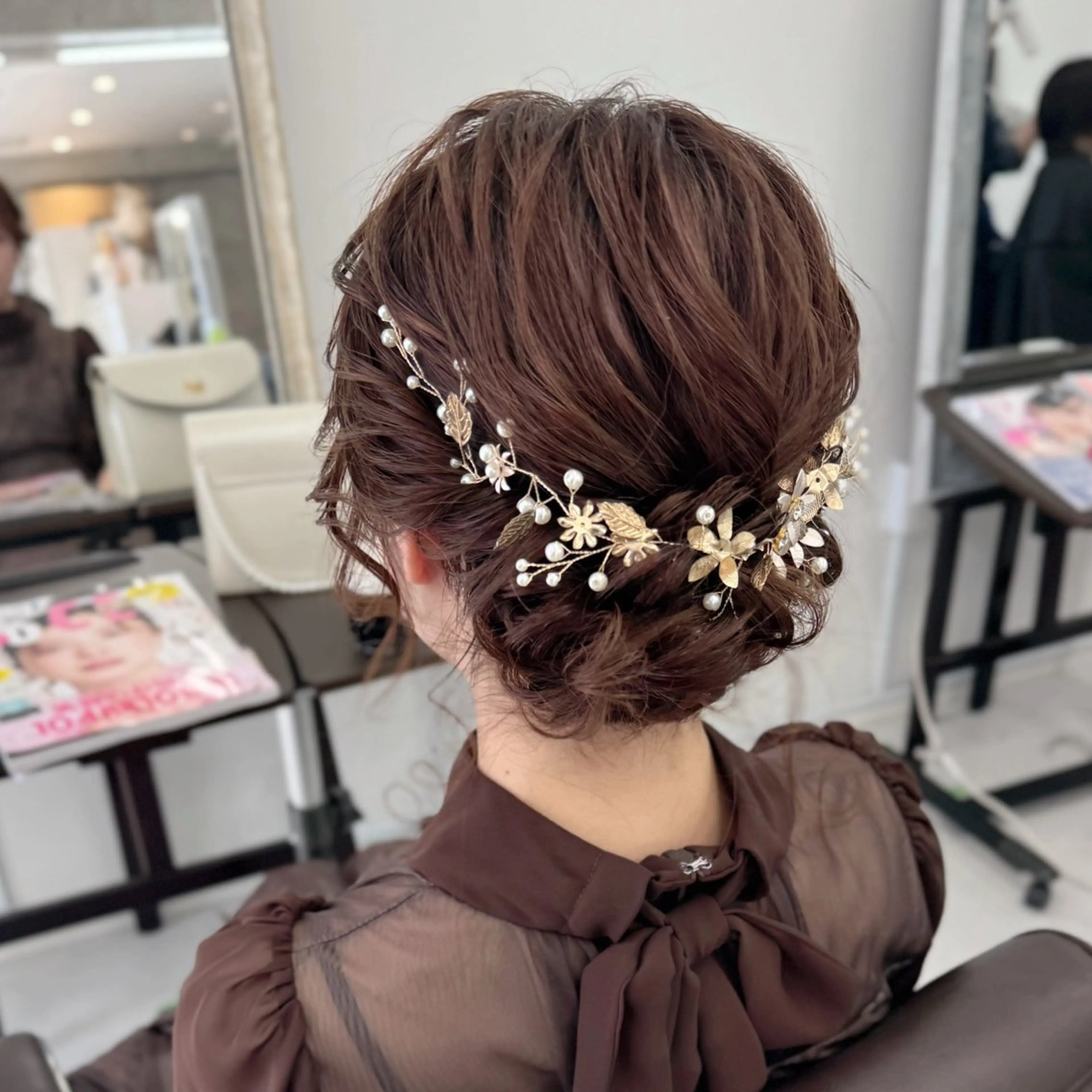 ヘアアレンジ 結婚式・ブライダル 服部　翔太/ 似合わせカットカラーのヘアスタイル