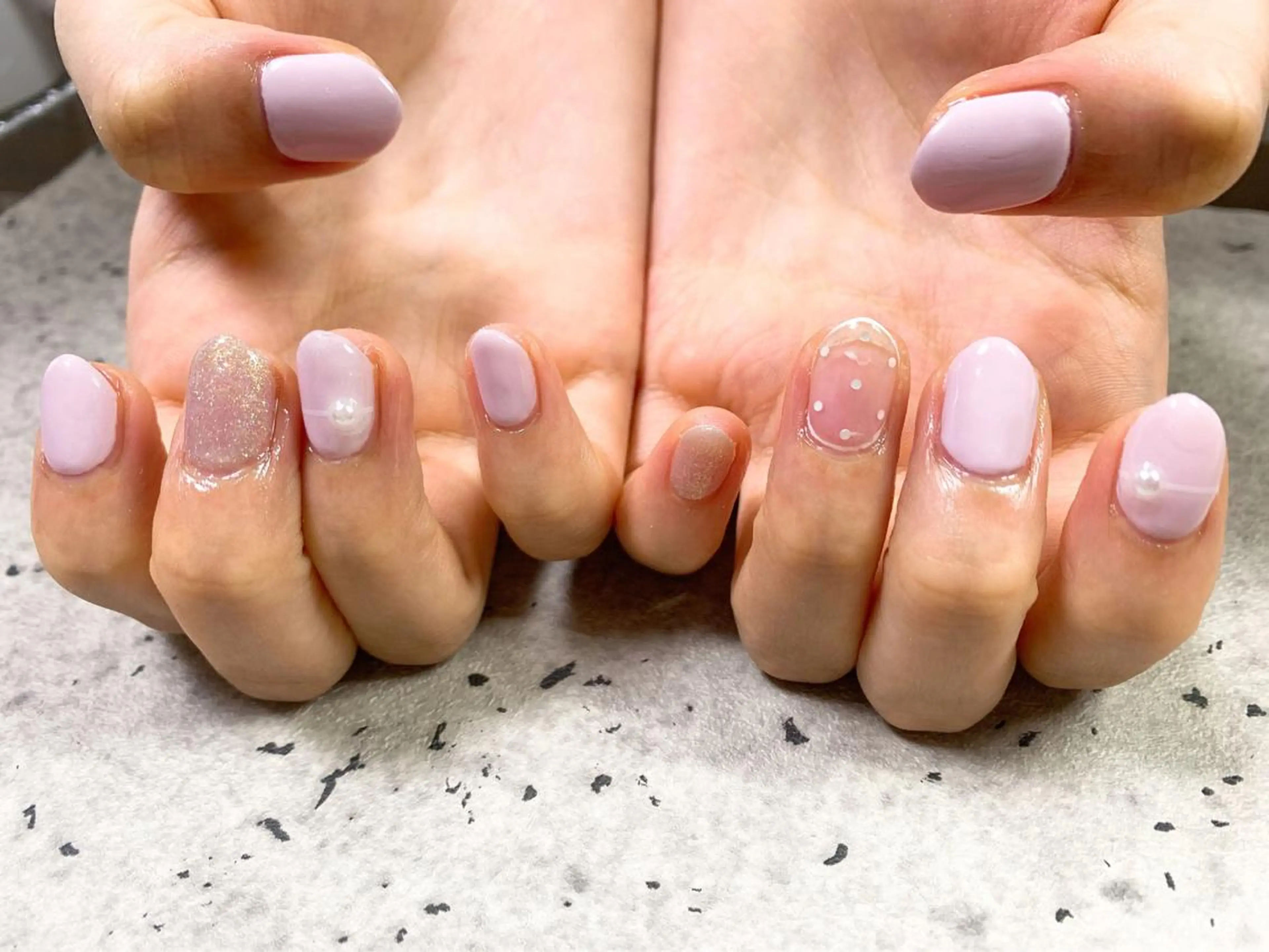 ネイル フットネイル ジェルネイル 韓国ネイル マグネットネイル ミラーネイル Mogu nail 二子玉川のネイルデザイン