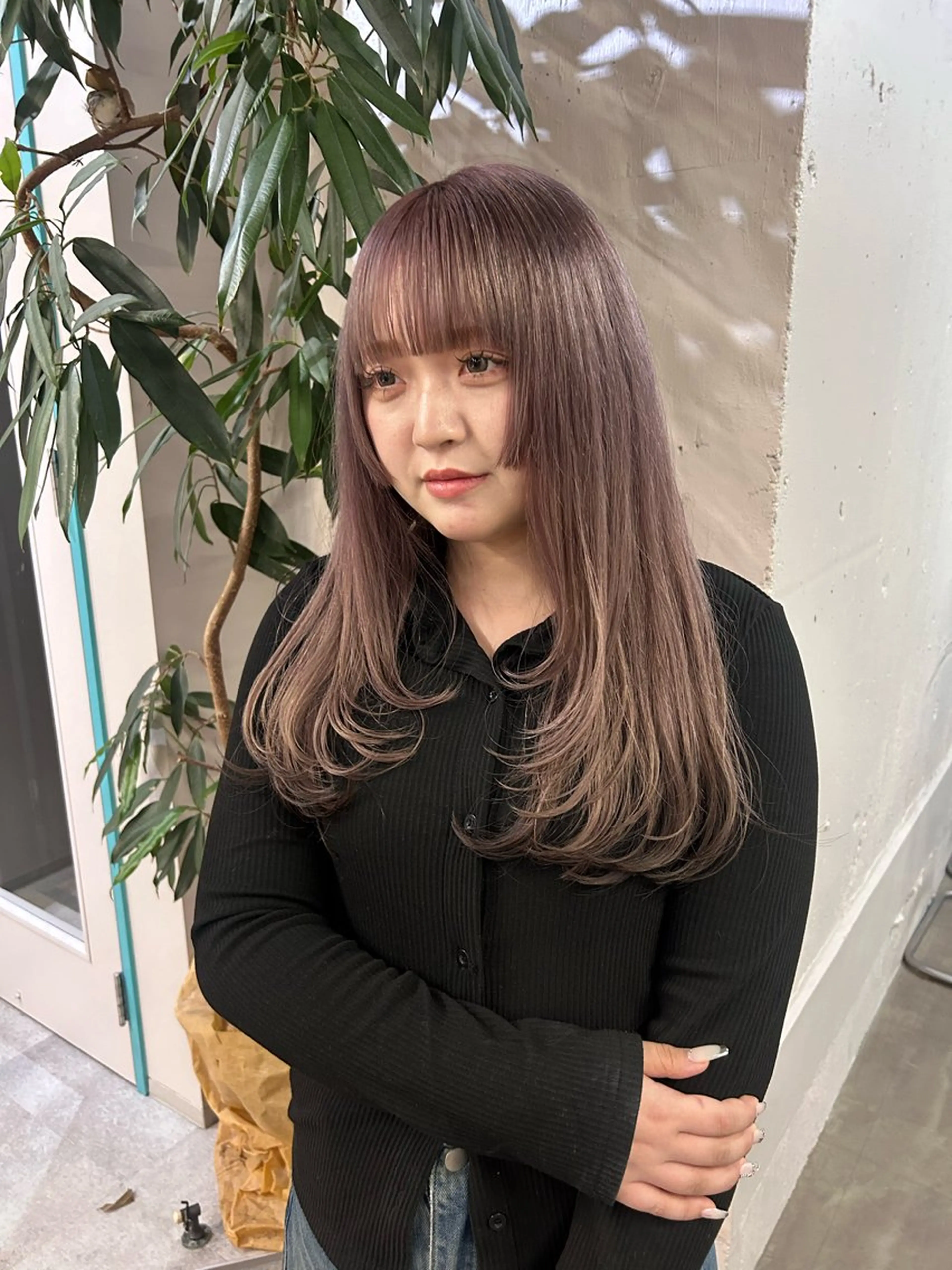 ロング モデル募集中🥚福岡 kii anju🐄のヘアスタイル