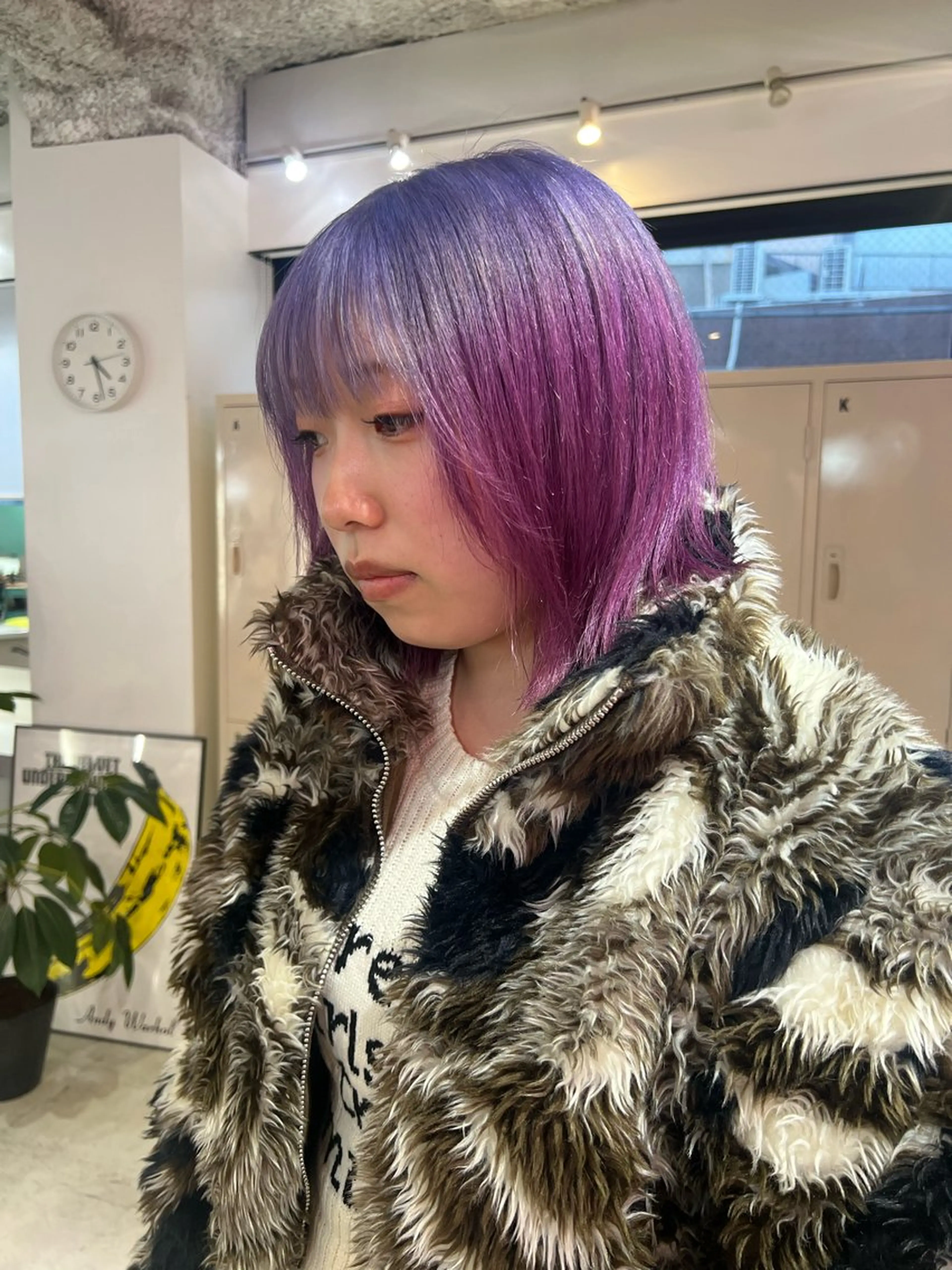 セミロング ヘアカラー トリートメント 💥ウルフカット デザインあんな💥のヘアスタイル