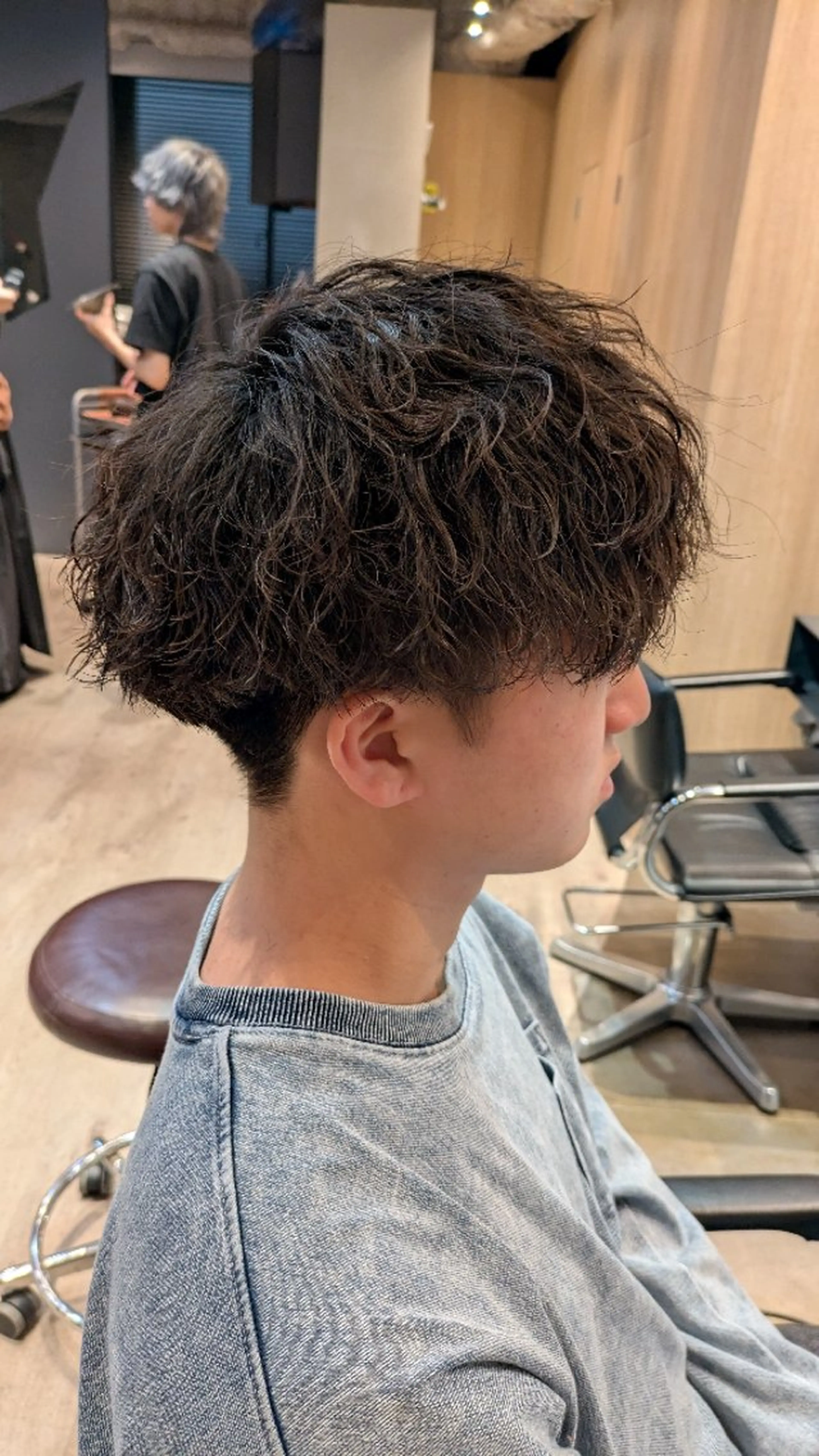 パーマ メンズ メンズパーマ 波巻きパーマ カット パーマ men's salon Gaudi三宮店所属・こだっく /メンズカットのヘアスタイル