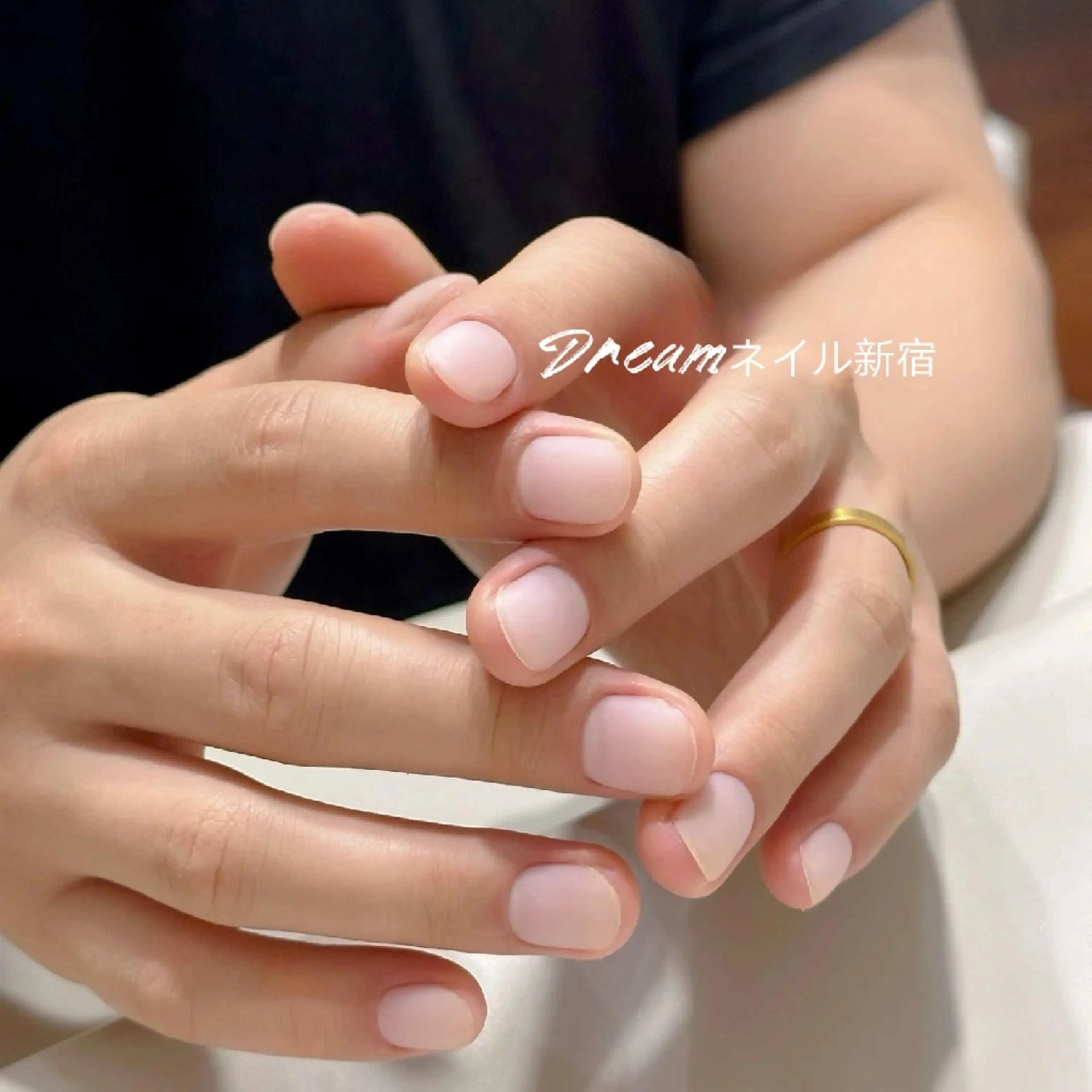 ネイル マットネイル ハンドネイル ネイリストゆか💅 長さだし、深爪矯正のネイルデザイン