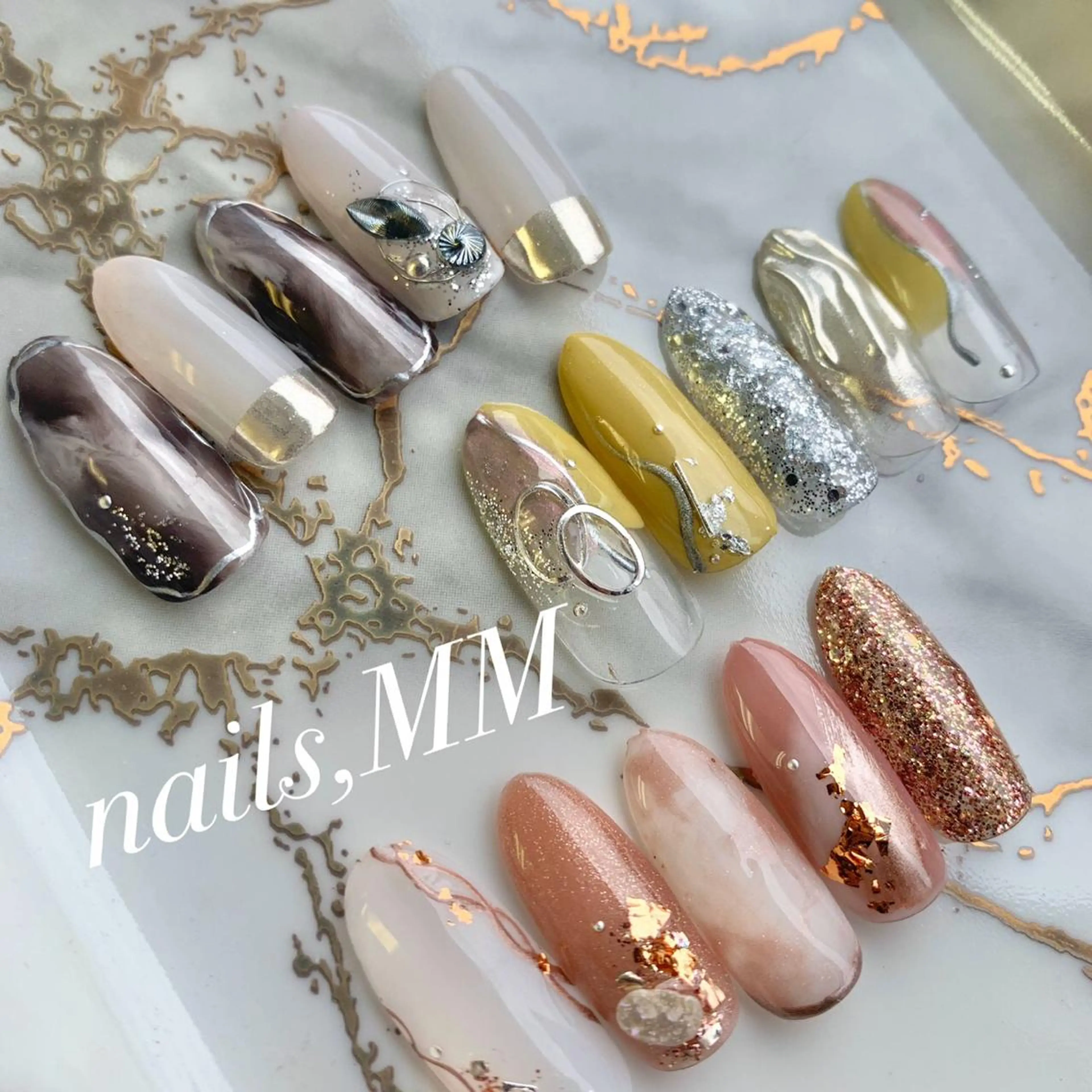 ネイル ニュアンスネイル ハンドネイル nailsalon MMのネイルデザイン