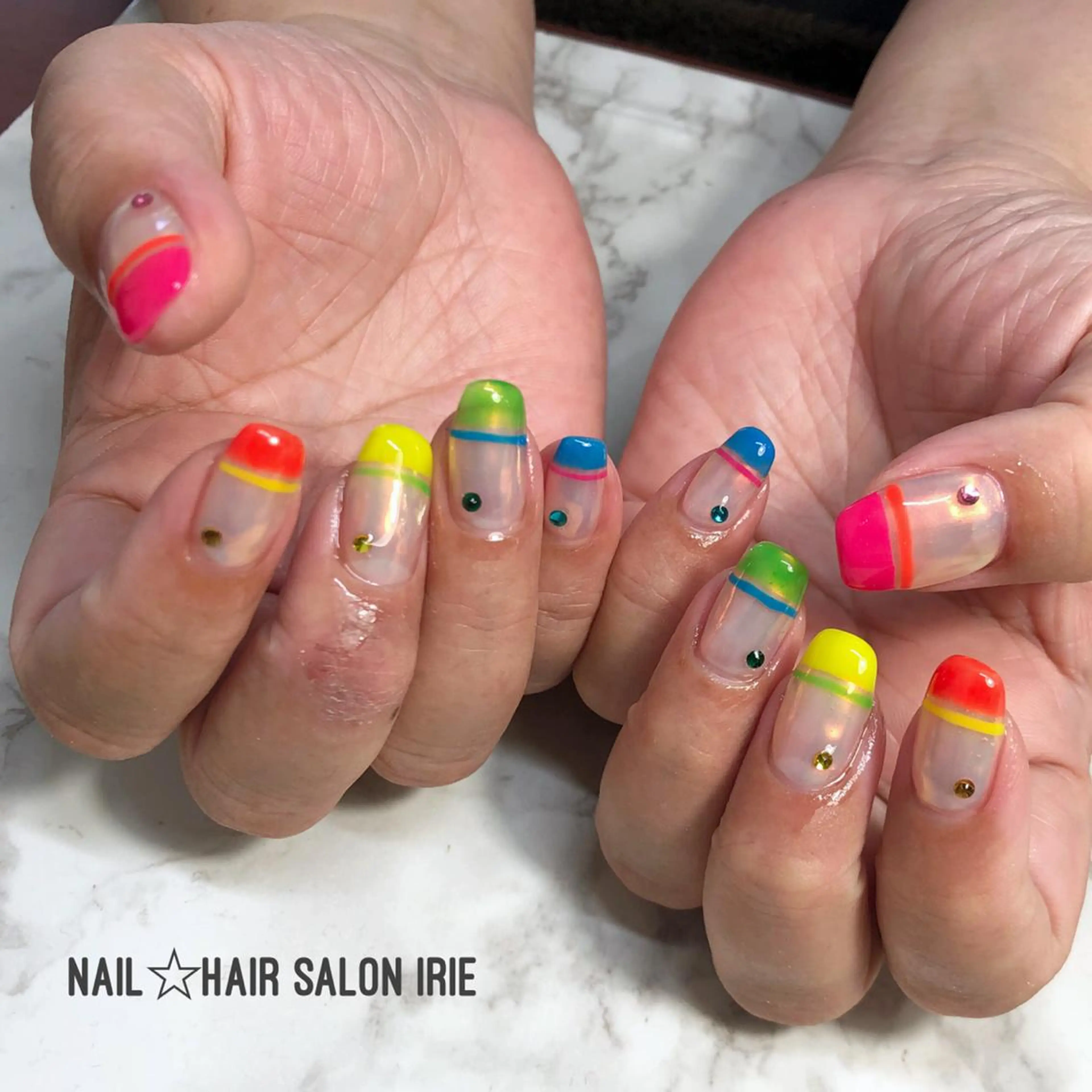 ネイル ハンドネイル Hair salon Irie所属・與儀 知佳のネイルデザイン