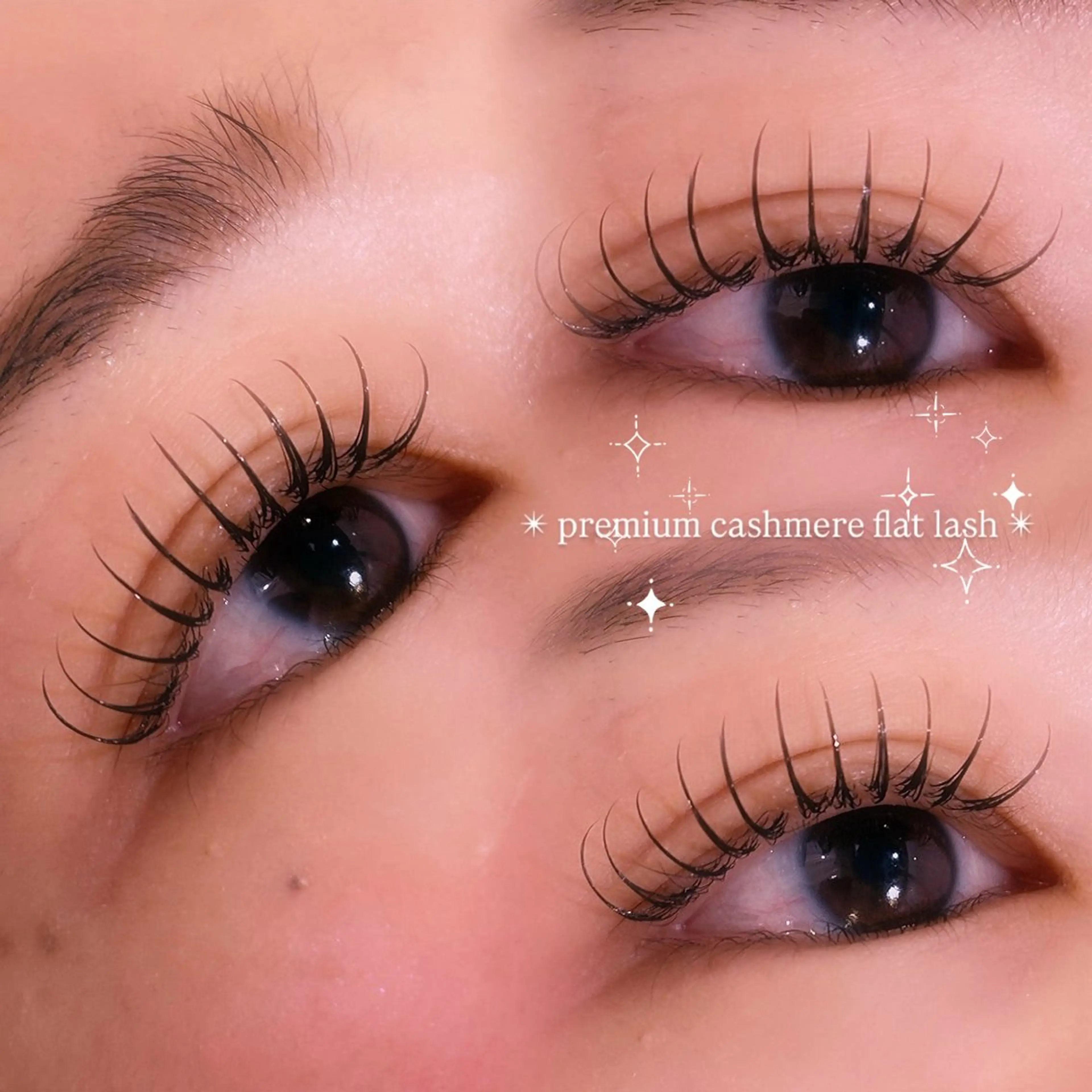 営業後🎀フラットラッシュ100本​〜​120本🫧➕美容液コーティング🍒➕220円で140本可能‼️の写真