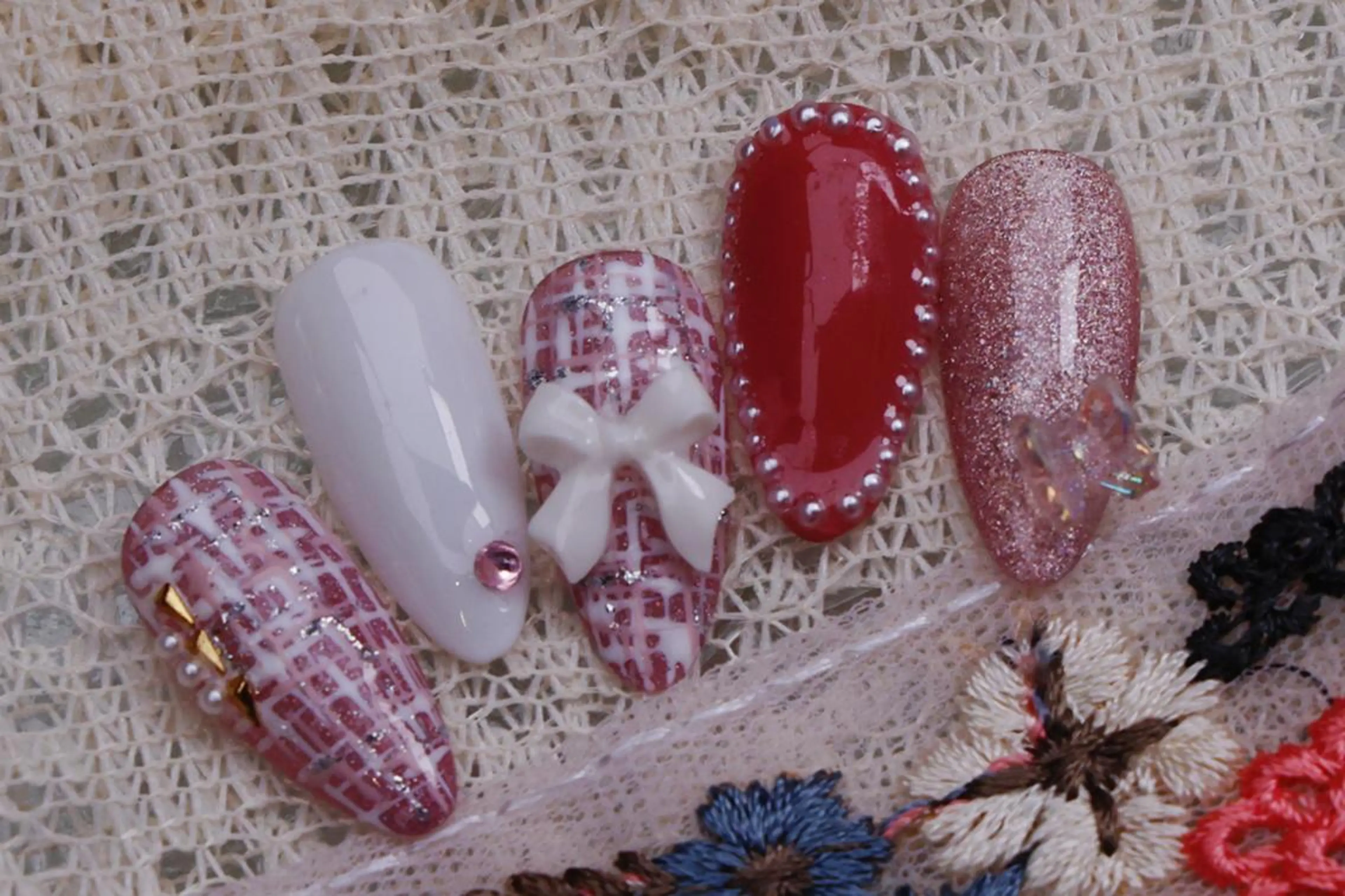 ネイル ハロウィン ロングネイル マグネットネイル スカルプネイル ネイルチップ ハンドネイル Mss えりのネイルデザイン