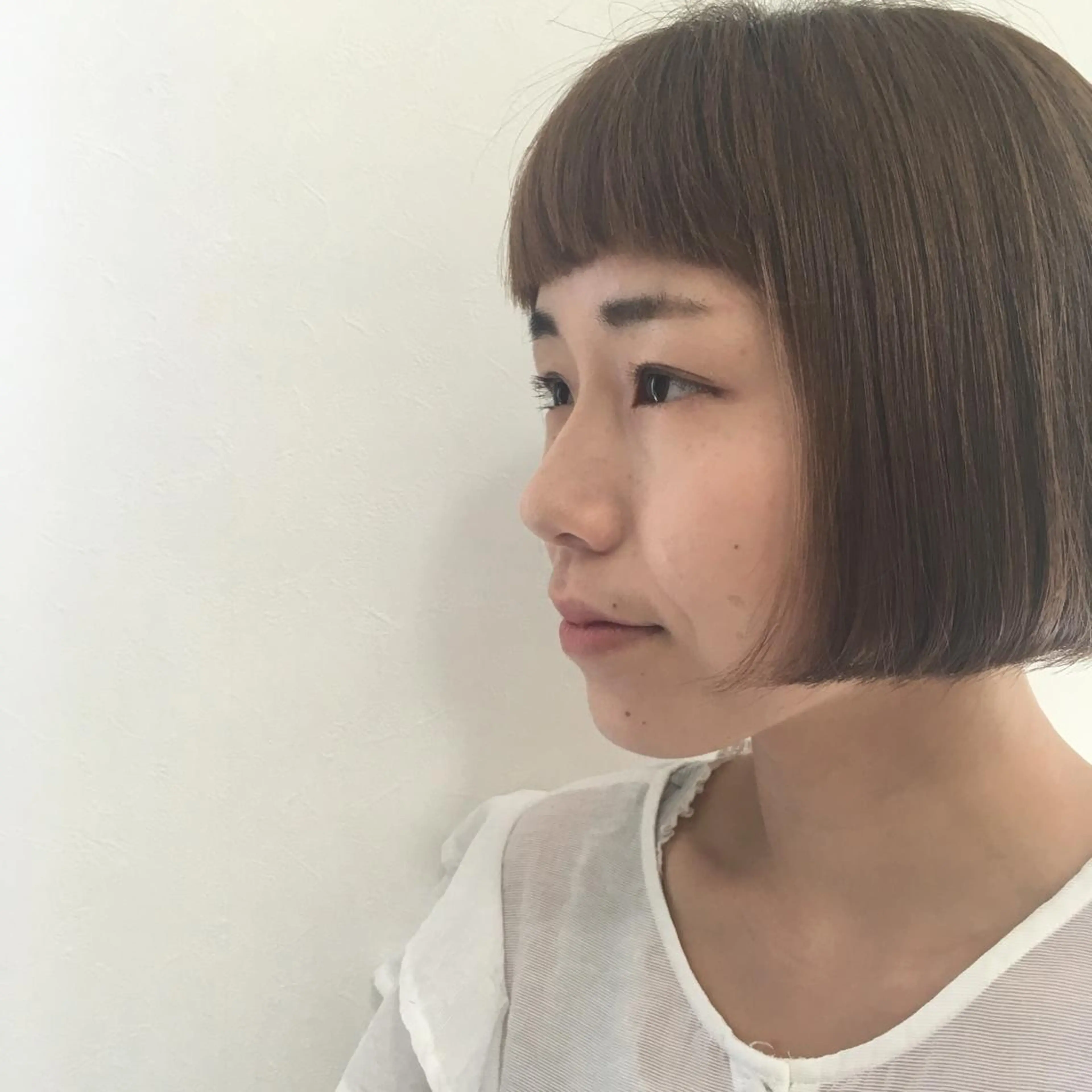 ショート カラー 福島 純子のヘアスタイル