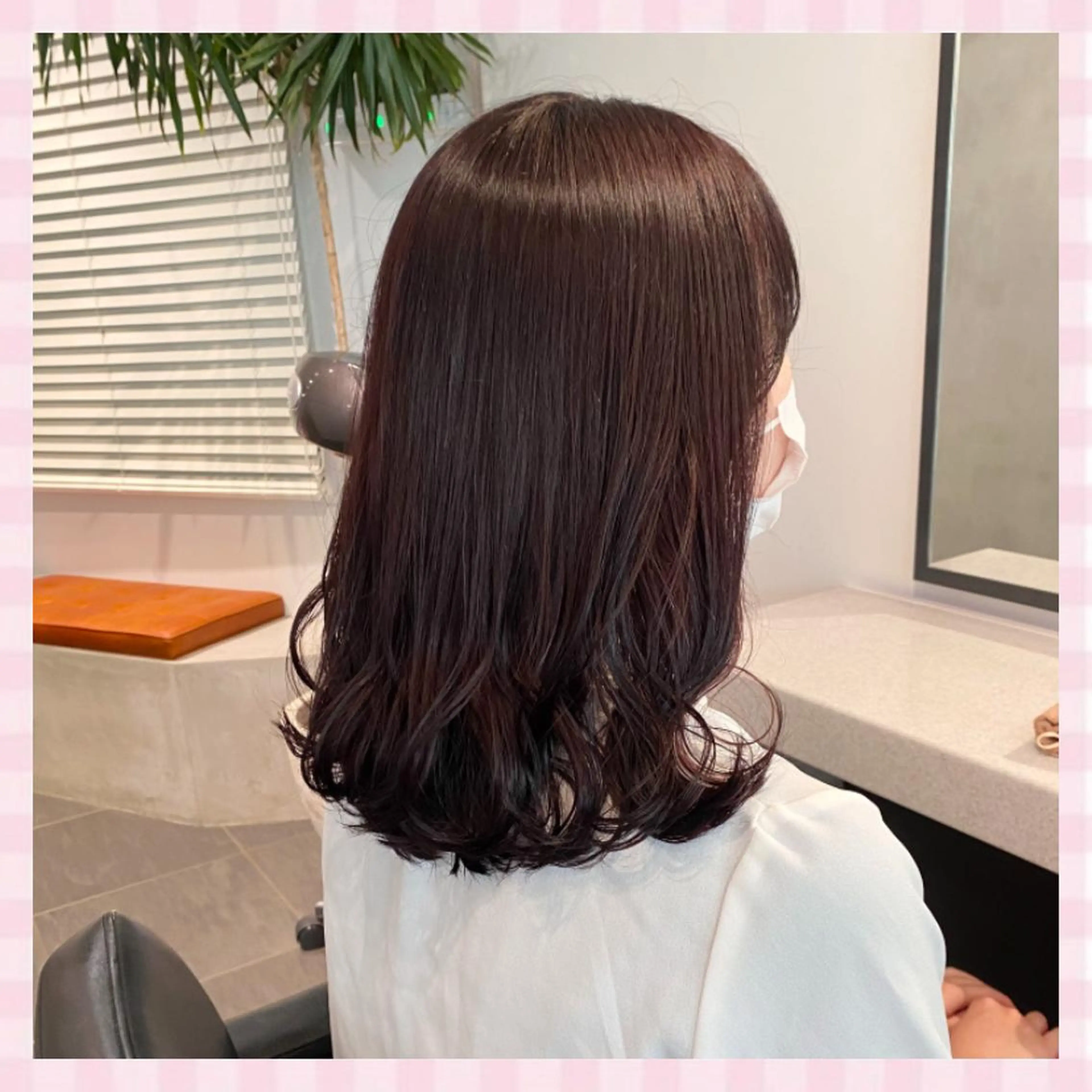セミロング カラー カット ヘアカラー トリートメント 💗ガーリーヘア🎀 saki💗のヘアスタイル