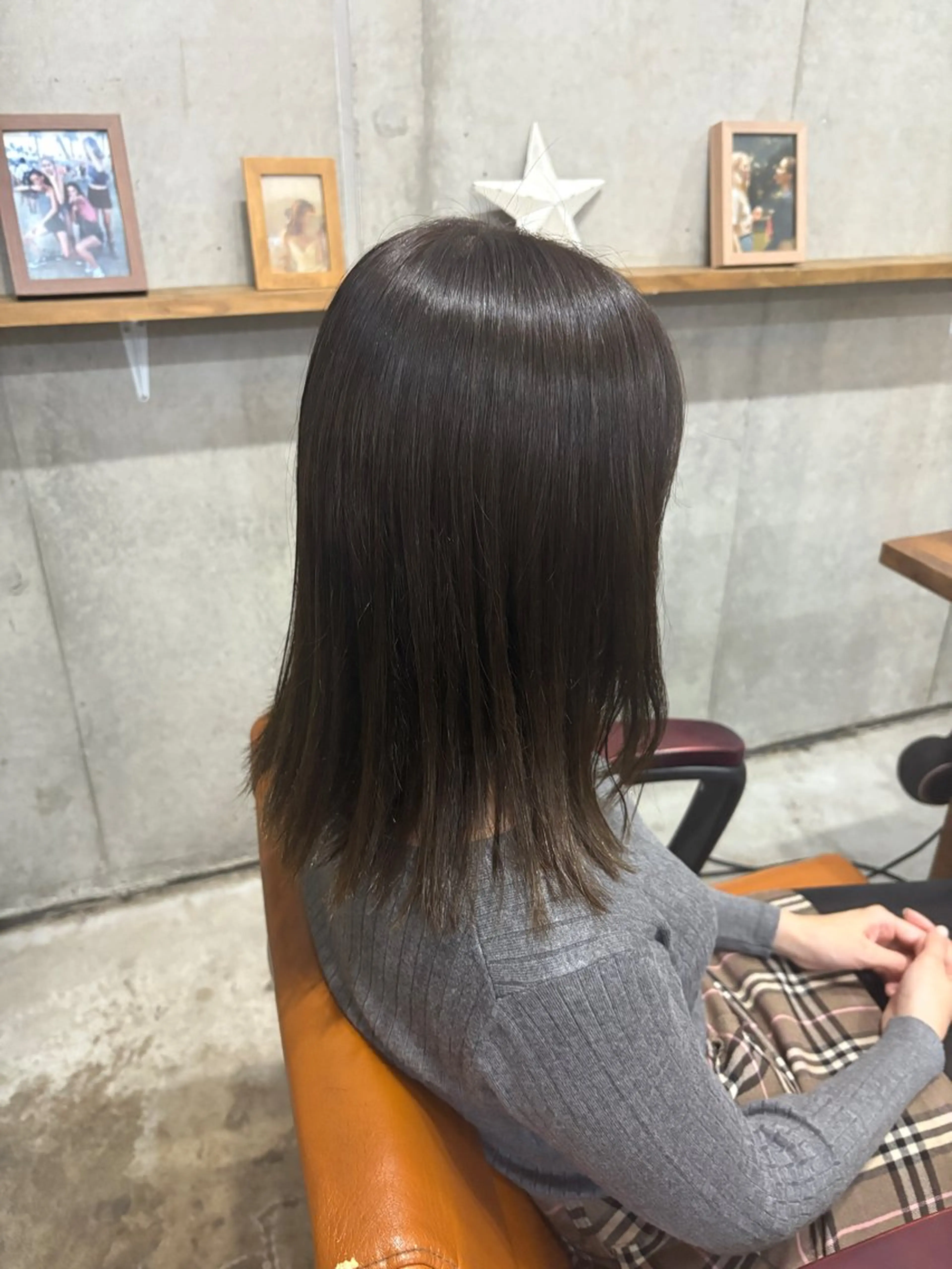 骨格似合わせカット+ワンカラー(アディクシーetc)+TOKIOトリートメント🐿 お白髪染め🉑の写真