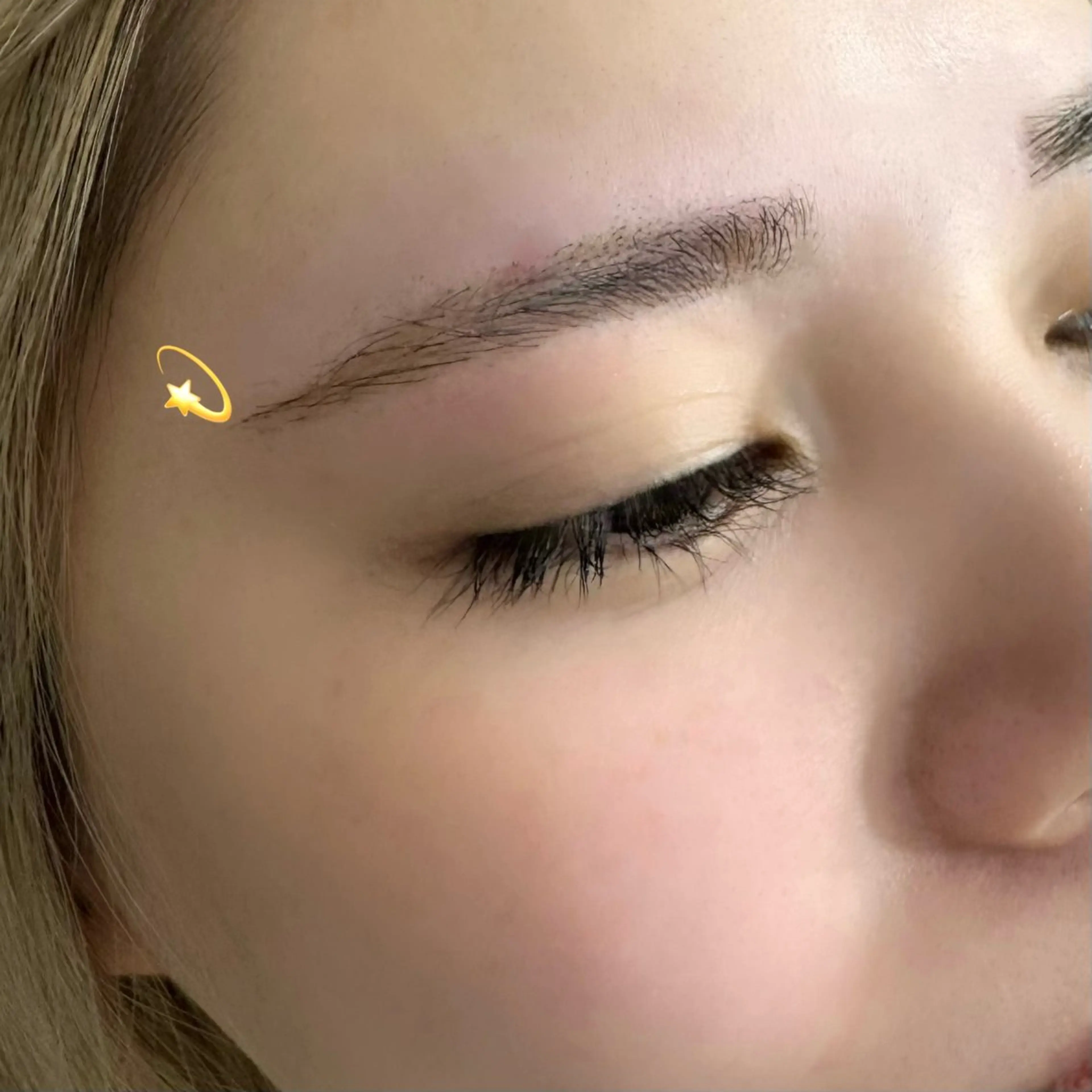 アイブロウ 眉毛ワックス脱毛 Nabi所属・Nabi Nanami⭐️のマツエク・マツパデザイン