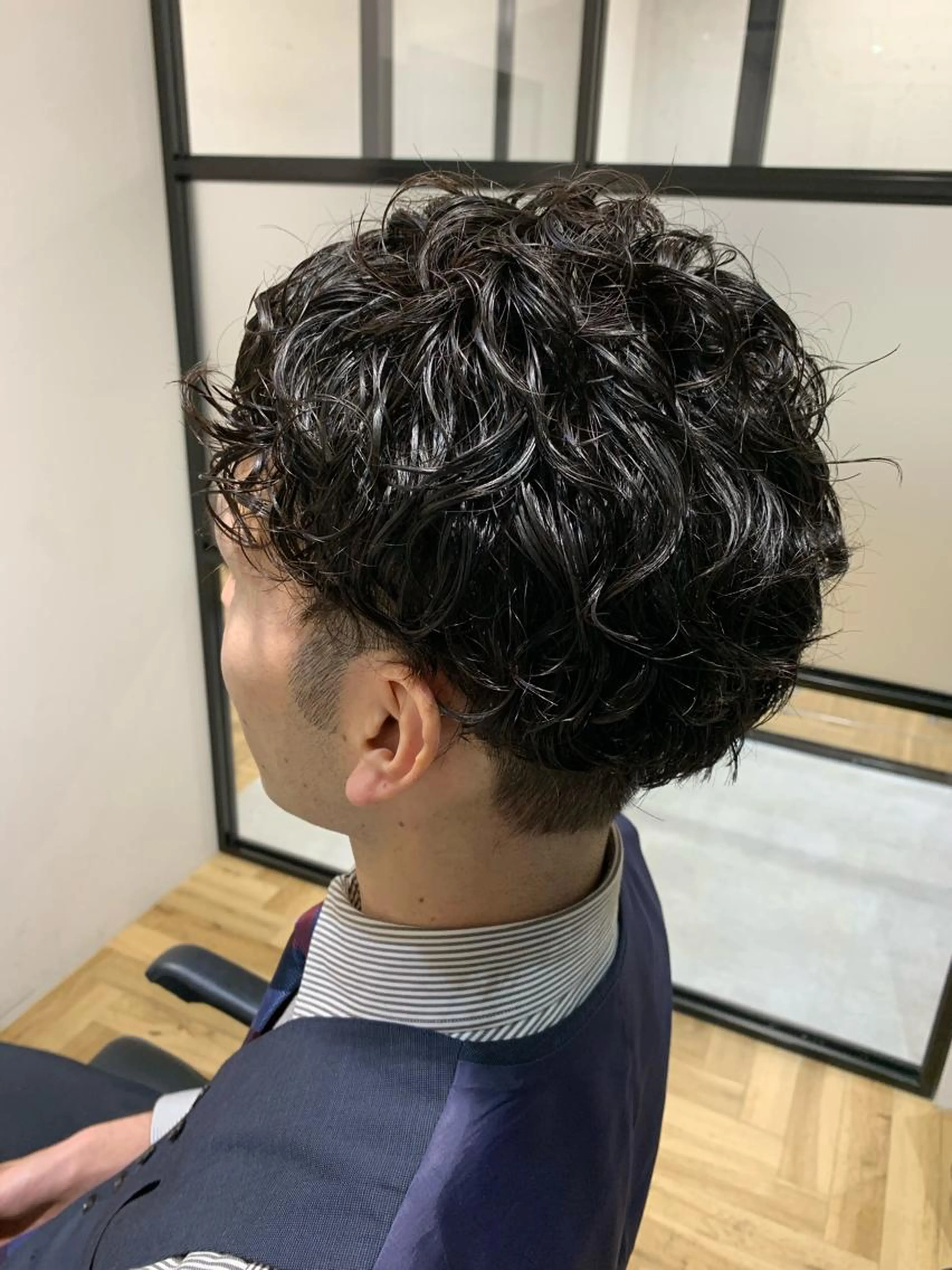 カットメンズコスメパーマの写真