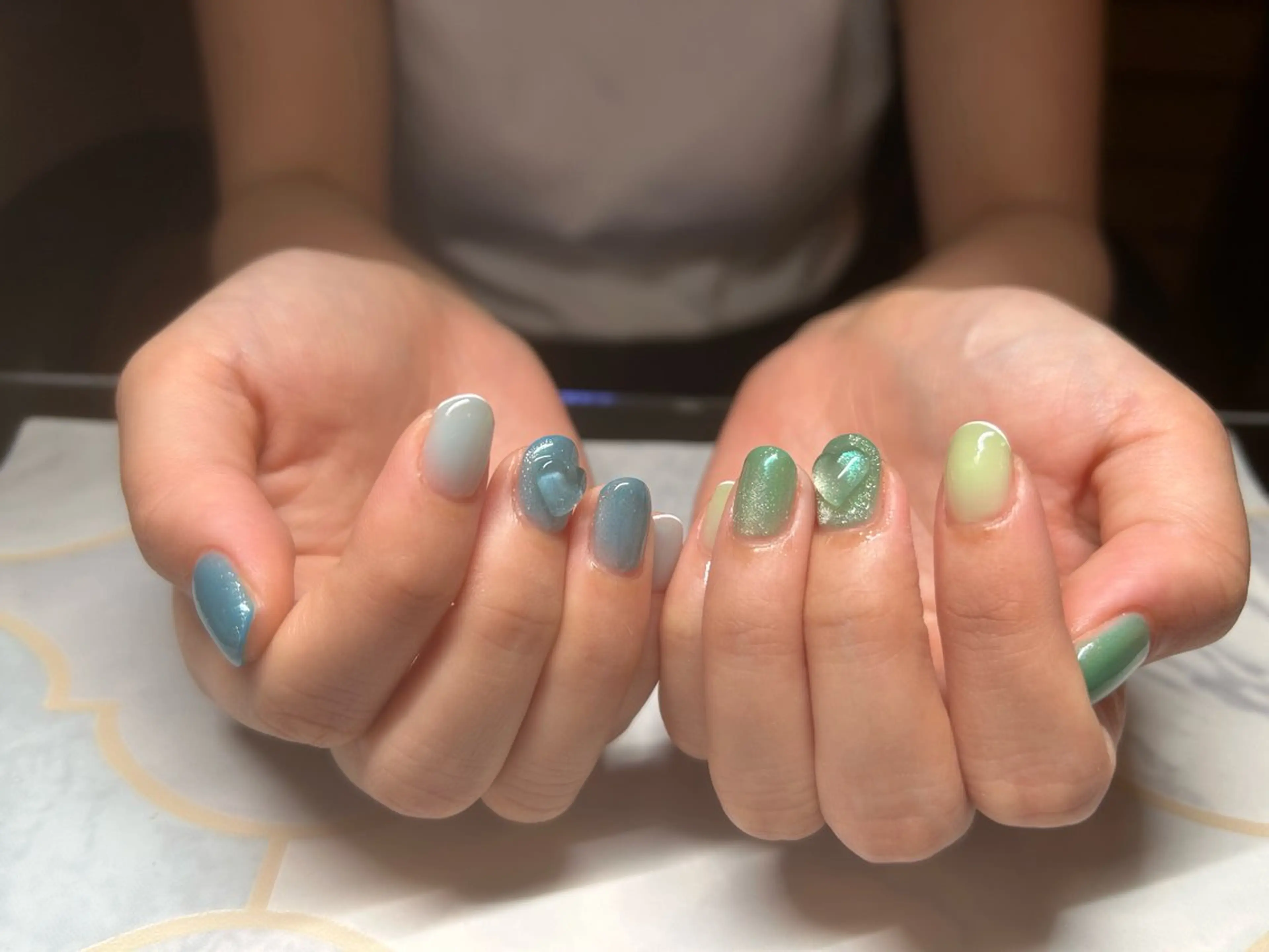 ネイル アートネイル クリアネイル ぷっくりネイル ハンドネイル Lisa’s Salonのネイルデザイン