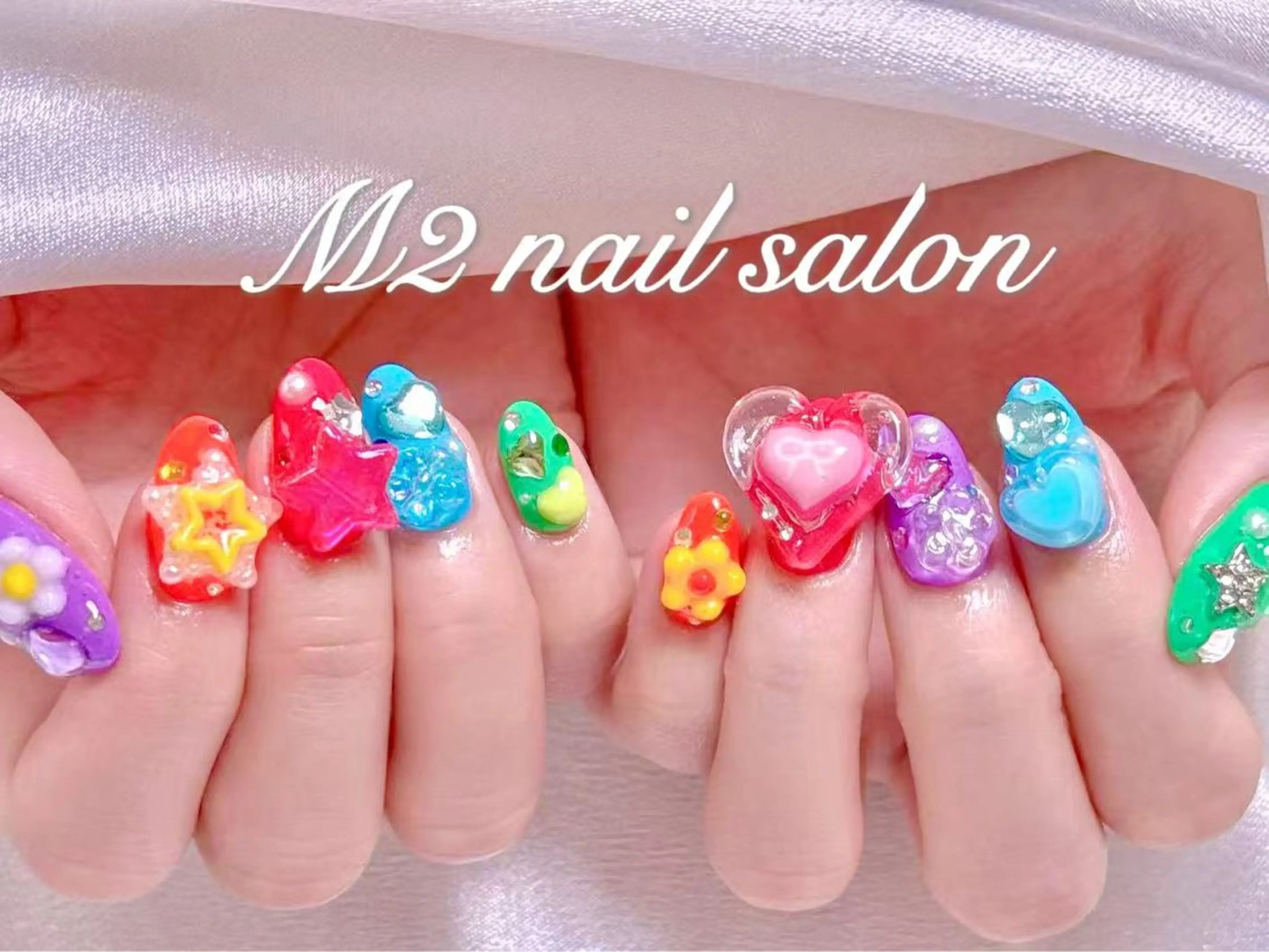ネイル ハンドネイル 長さだし専門店 M2　rikaのネイルデザイン